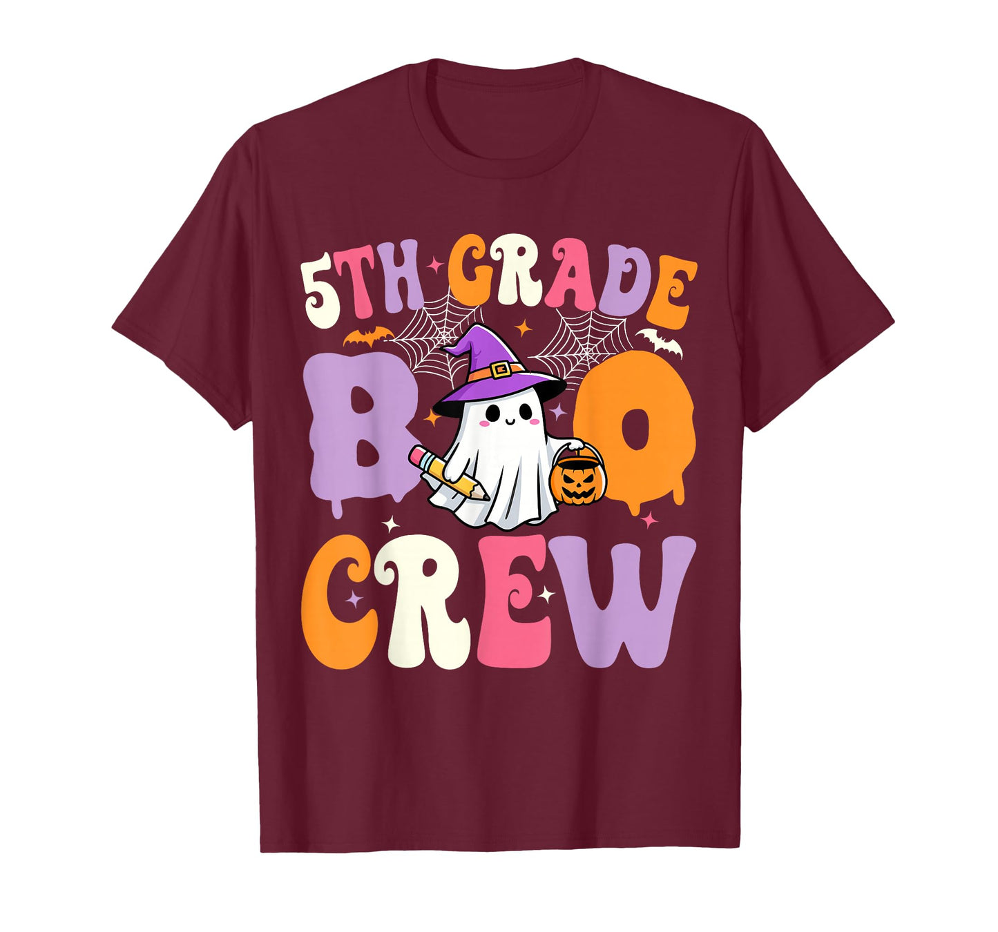 5th Grade Boo Crew Spooky Fifth Grade Halloween Teacher T-Shirt