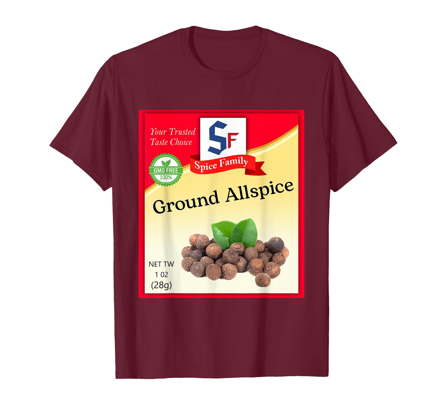 Ground Allspice Condiment Costume Holiday Spice Costumes T-Shirt