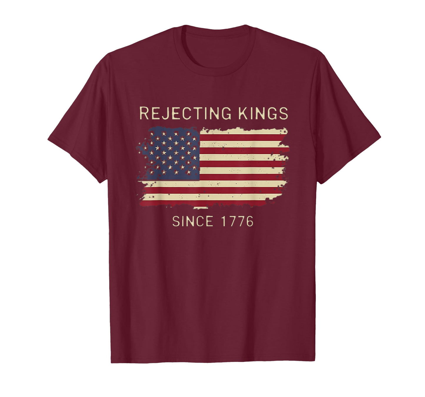 No Kings Vintage Patriotic Freedom Liberty Usa Liberty T-Shirt