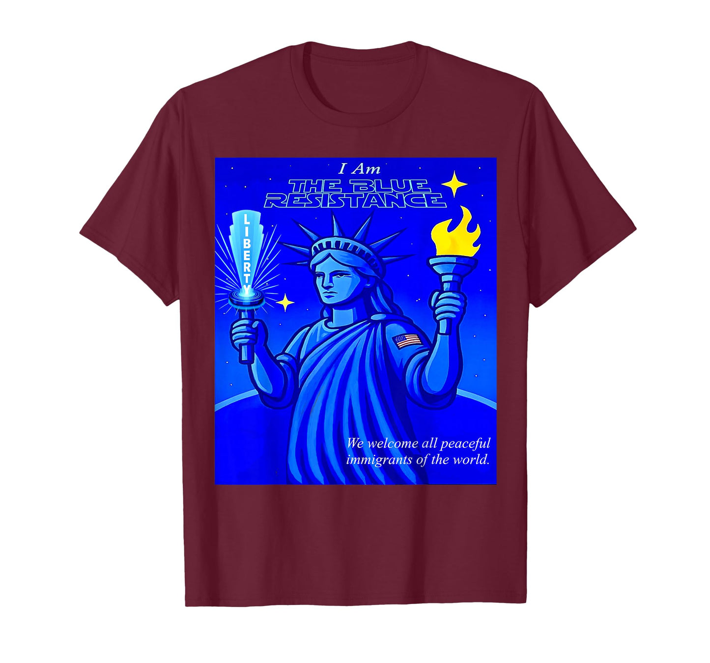 No Kings,No Wars, Resist, Liberty,Eagle,Democracy, Political T-Shirt