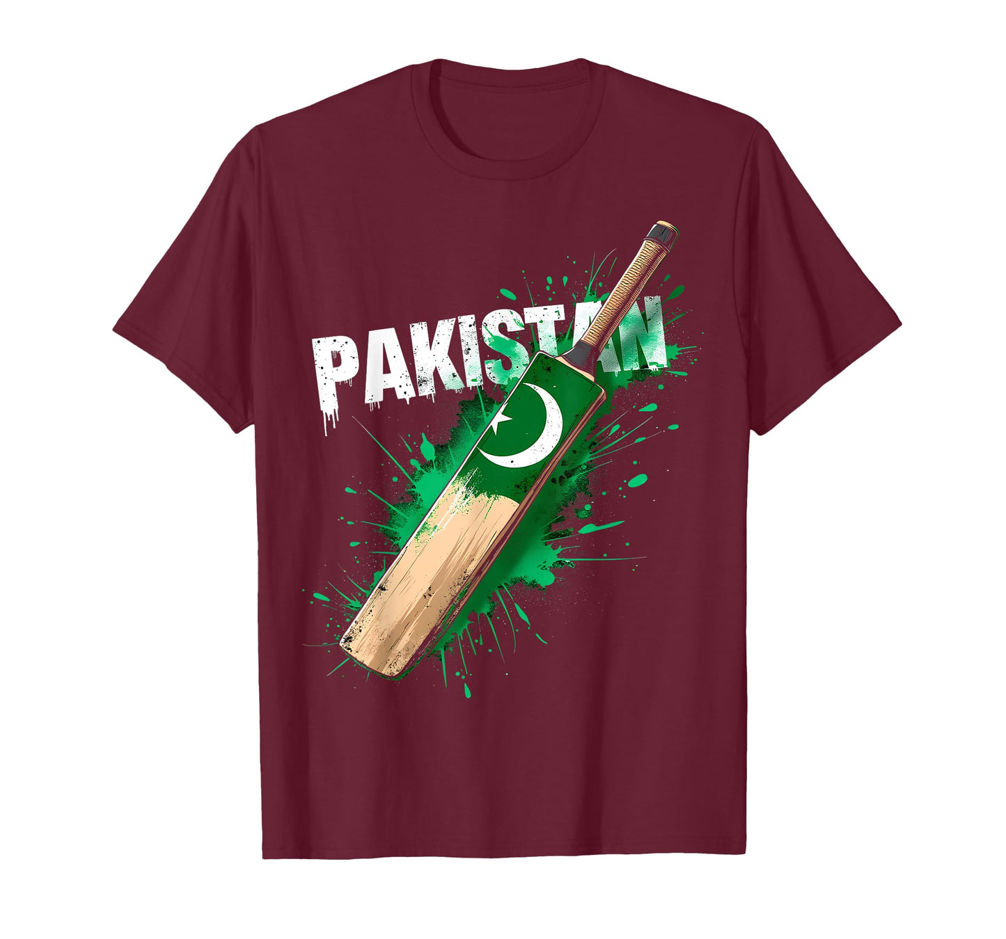 Pakistan Cricket Bat T-Shirt