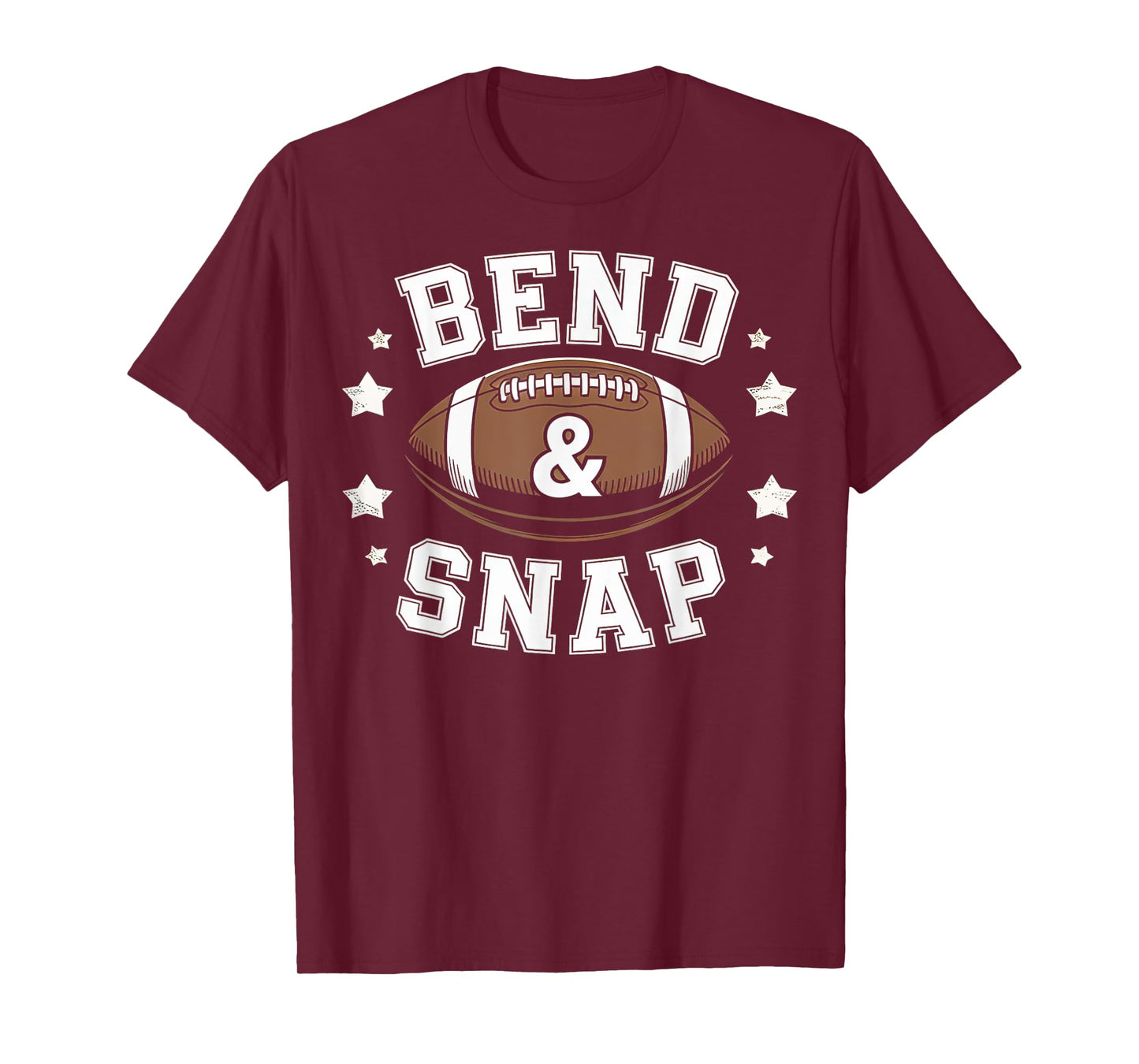 Cute Bend and Snap Football T-Shirt