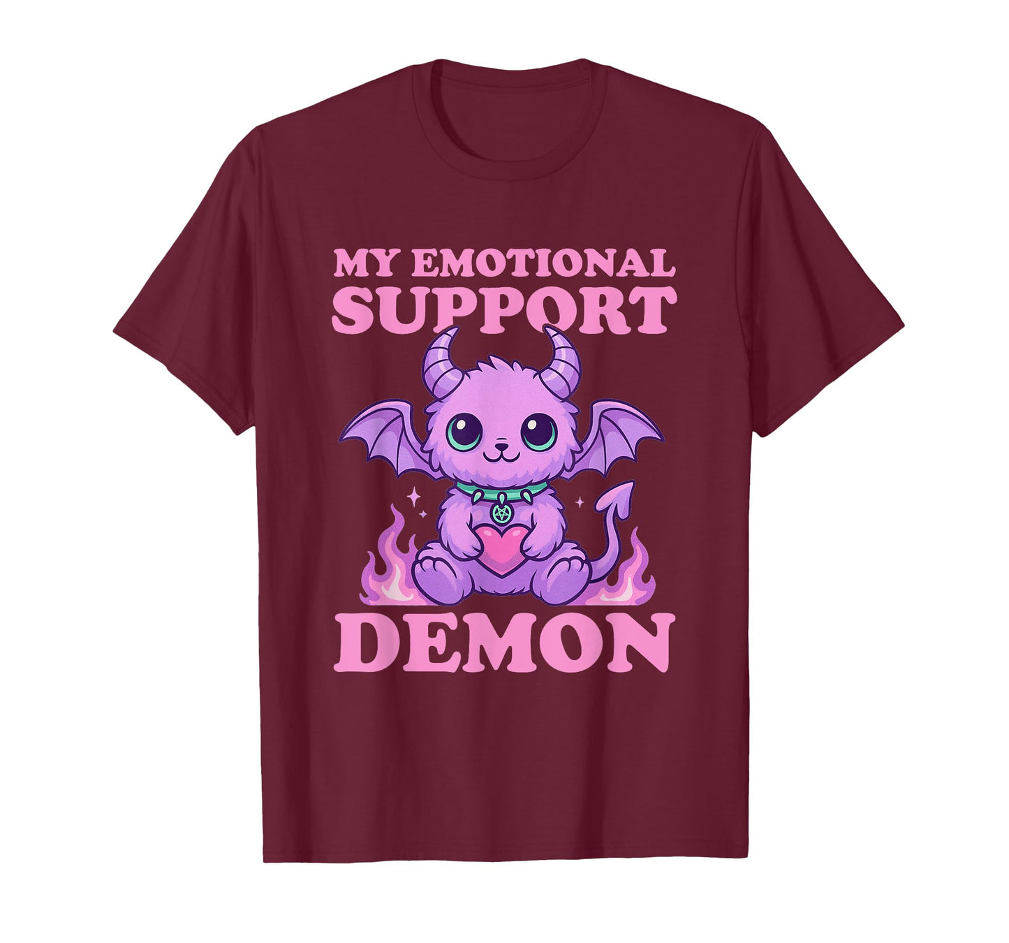Pastel Goth My Emotional Support Demon Nu Goth Emo Gothic T-Shirt