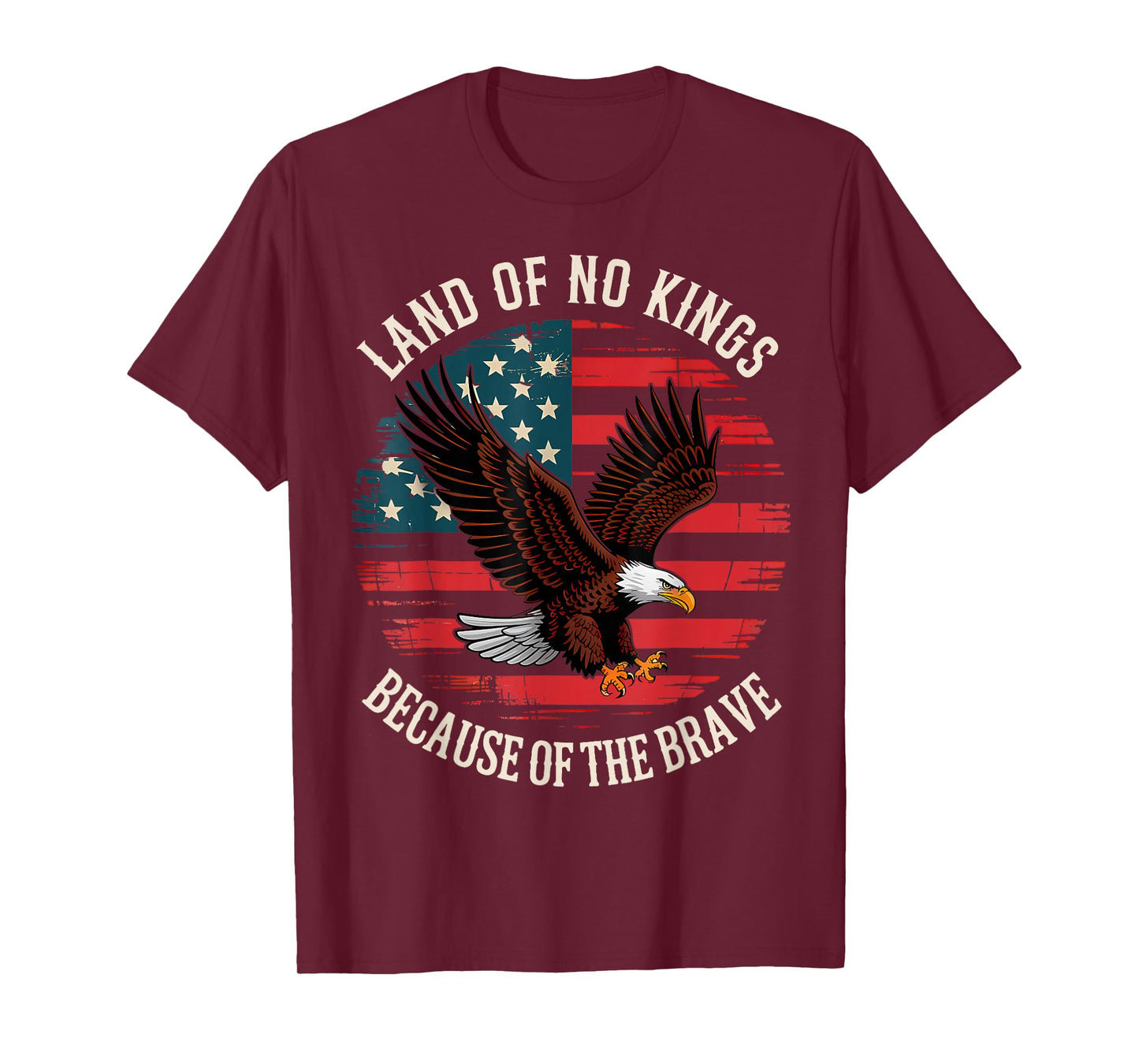 Land of No Kings Because of The Brave No Kings Day T-Shirt
