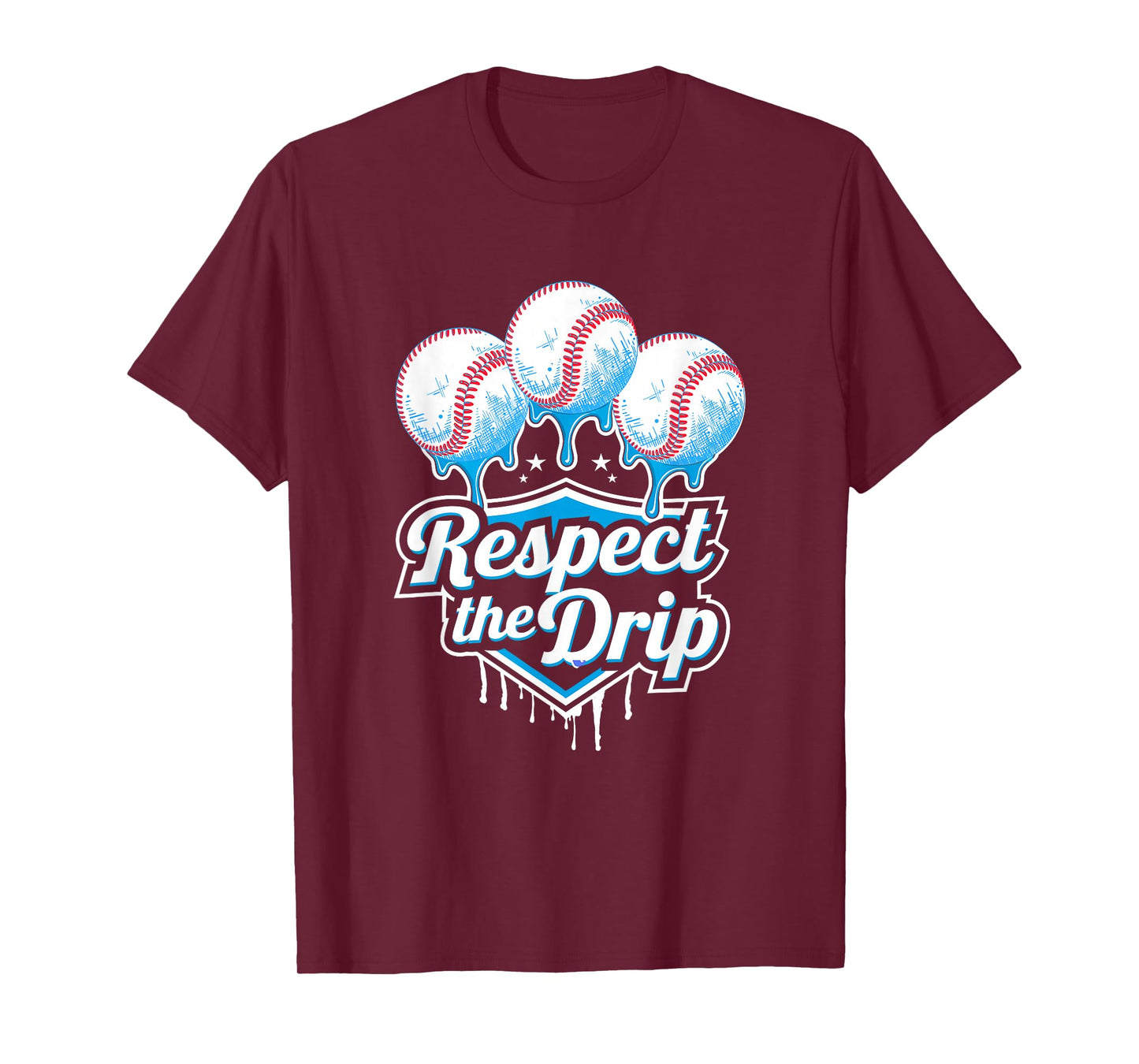 Respect The Drip Baseball Drip Boys Ice Cream Drip Youth T-Shirt
