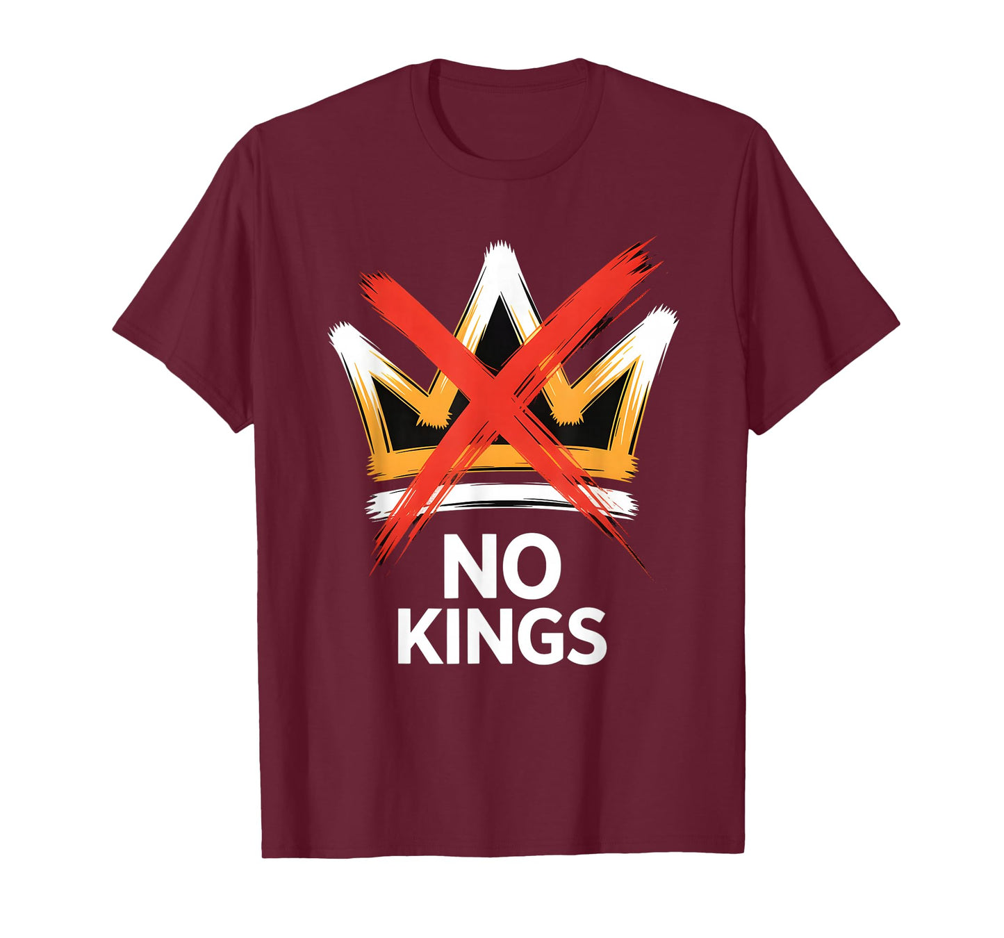 No Kings Protest Democracy No Kings in America Patriotic T-Shirt