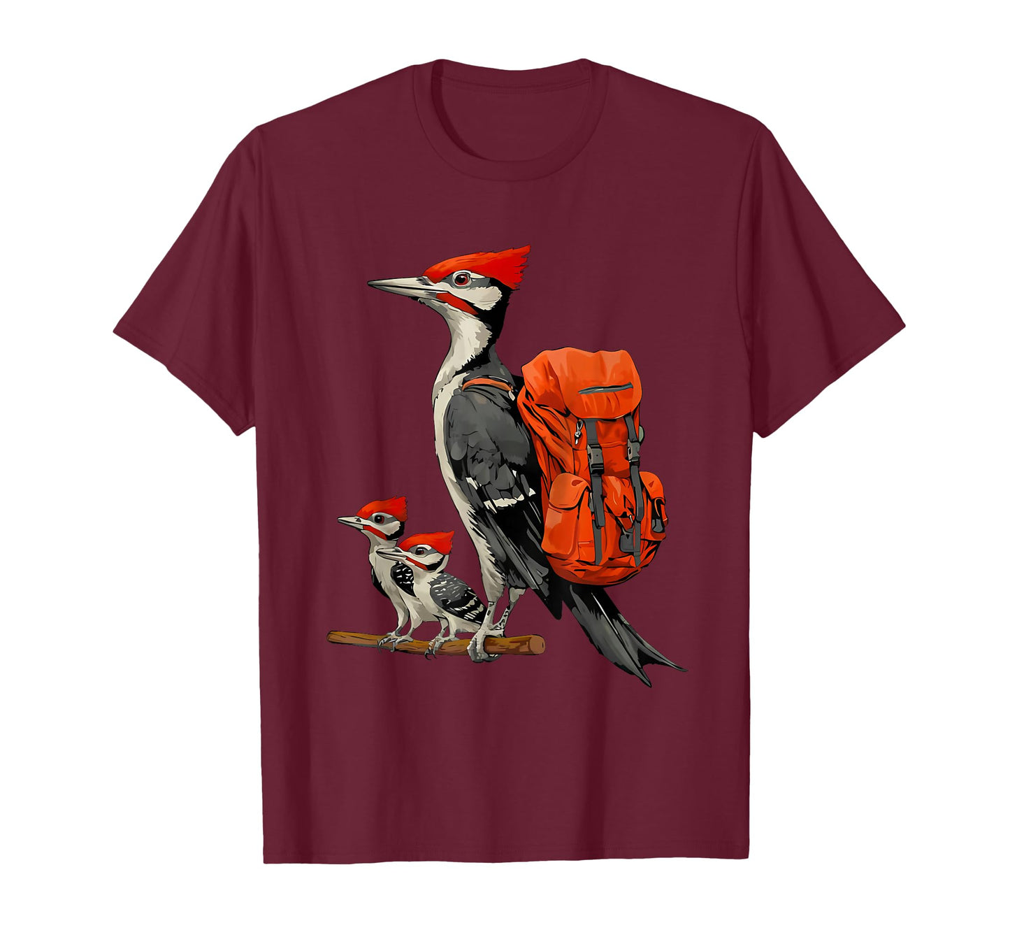 pileated Woodpecker Hiking Trails T-Shirt