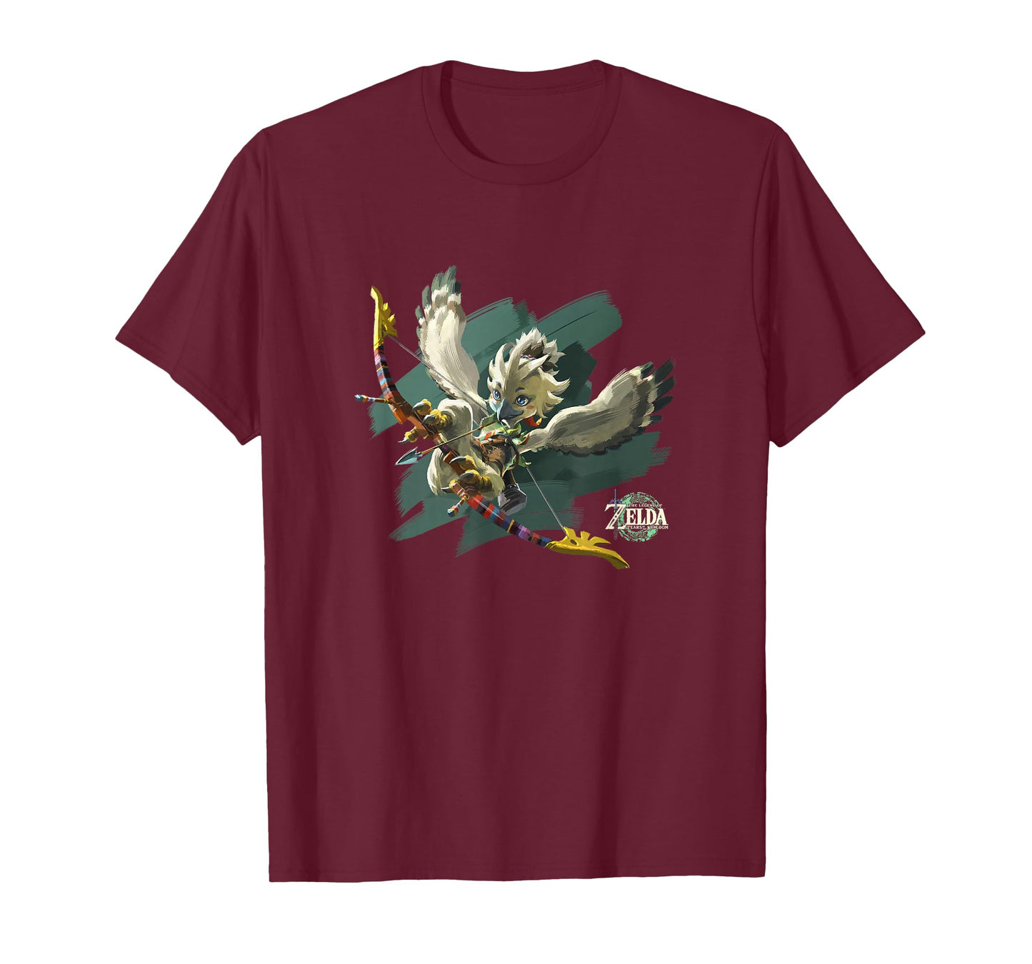 The Legend of Zelda Tears Of The Kingdom Tulin Brush Art T-Shirt