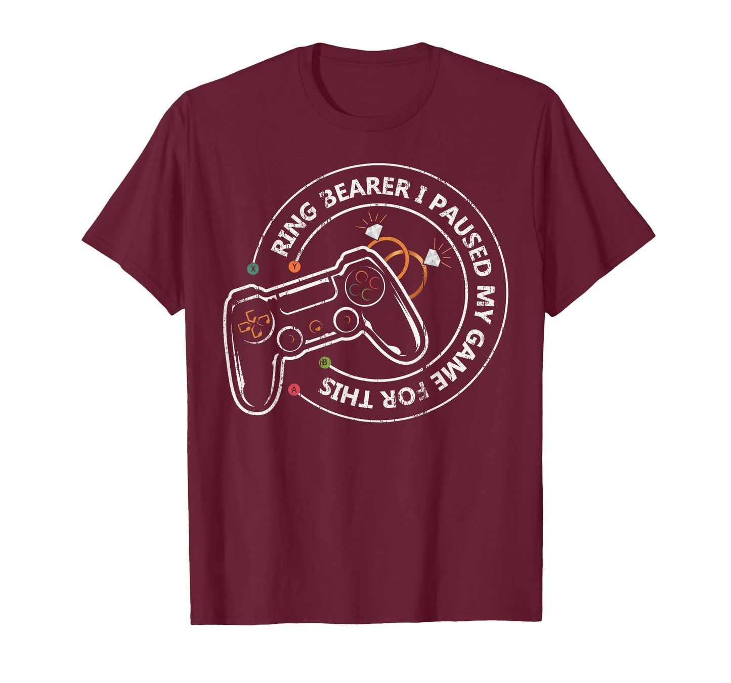 Ring Bearer I Paused My Game For This T-Shirt