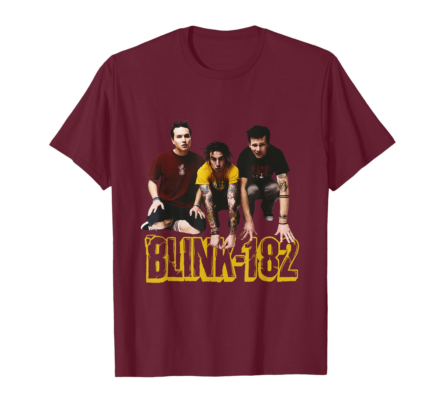 Official Blink-182 Band Photo T-Shirt