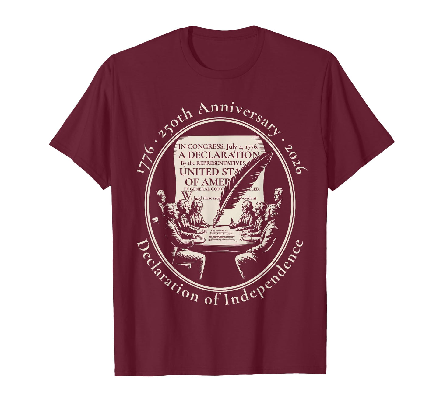 1776 250th Anniversary Declaration of Independence 2026 T-Shirt