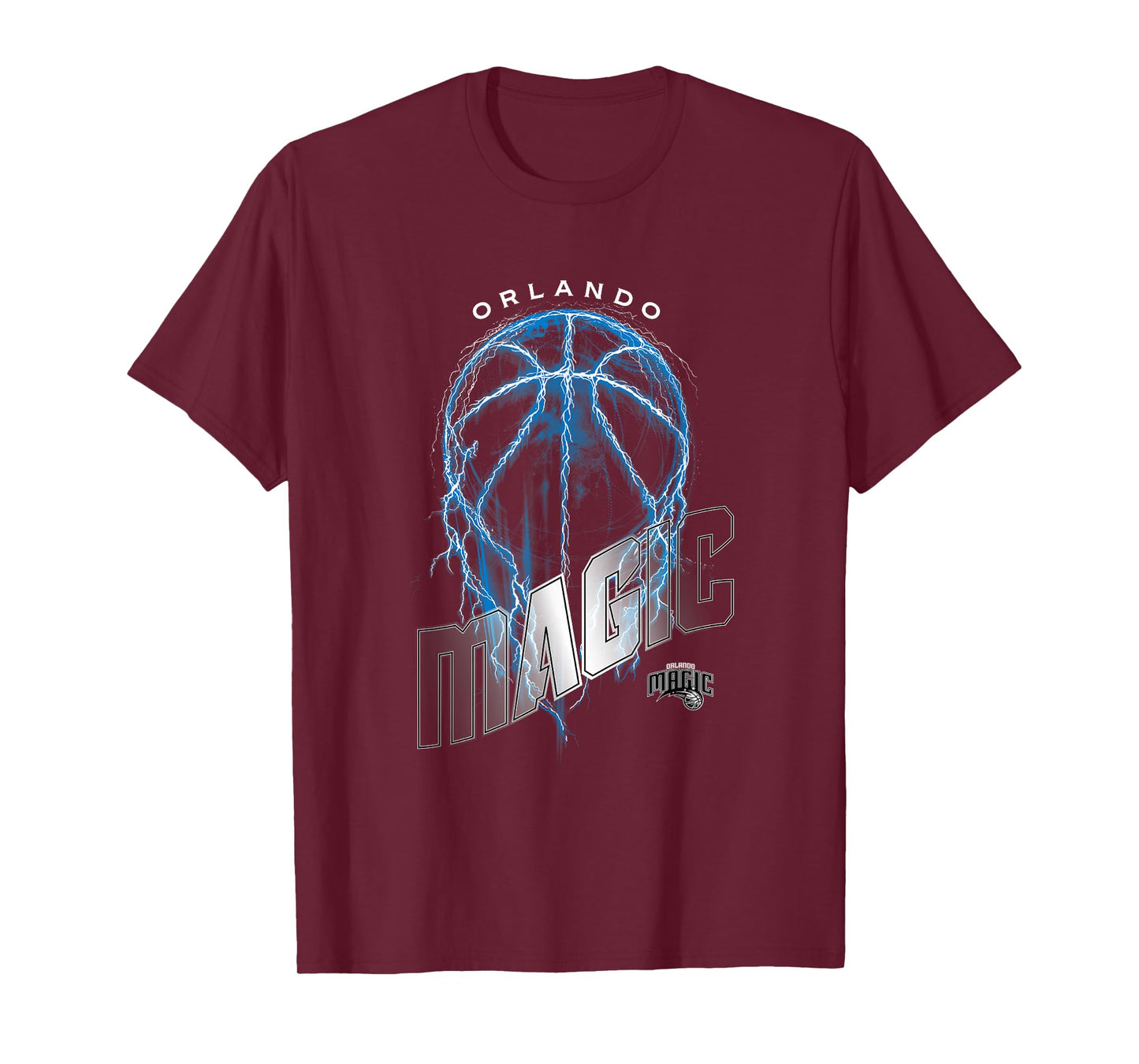 NBA Orlando Magic Lightning Bolt Basketball Logo T-Shirt