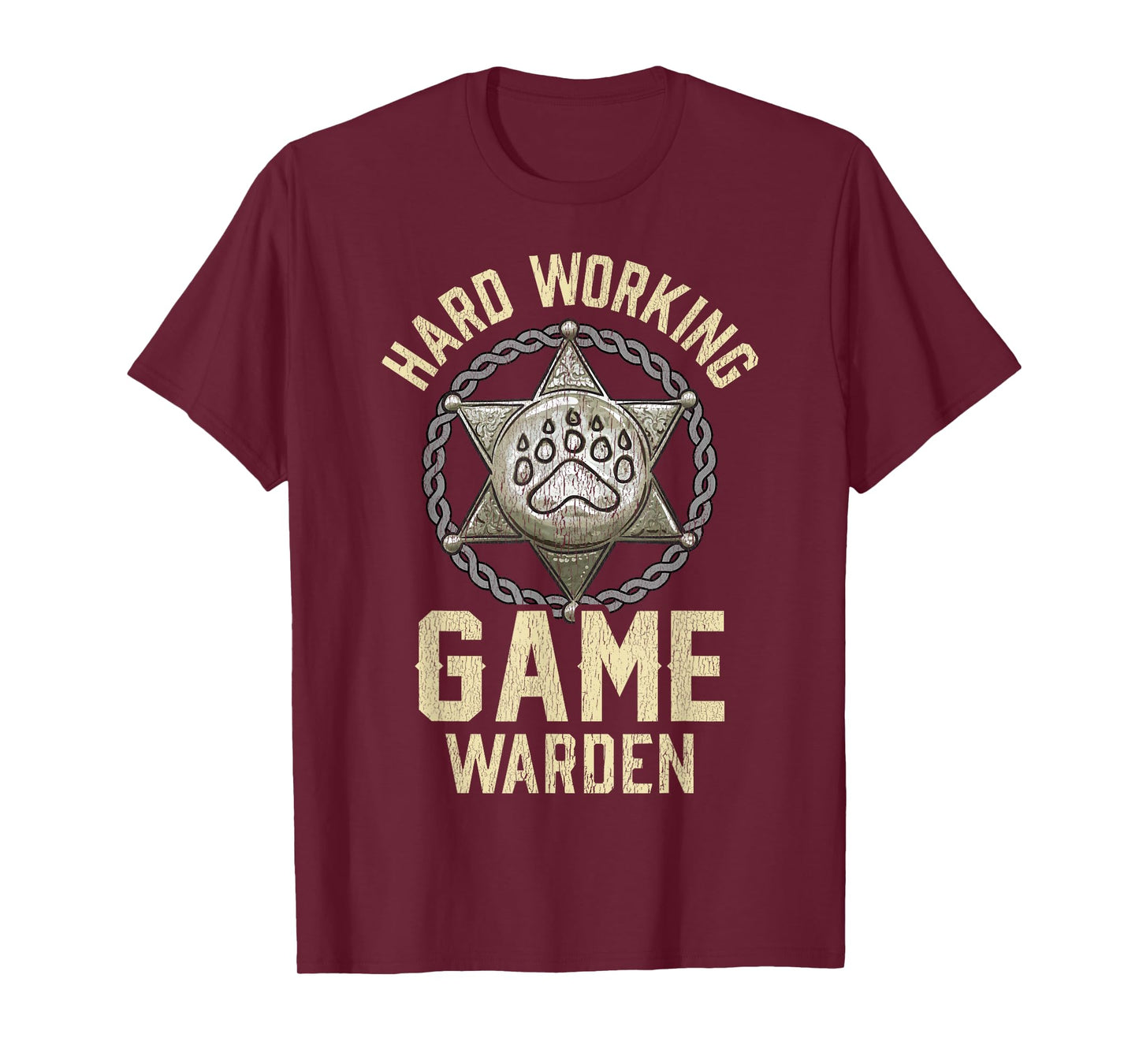 Game Warden Badge Fish Wildlife Game Warden T-Shirt