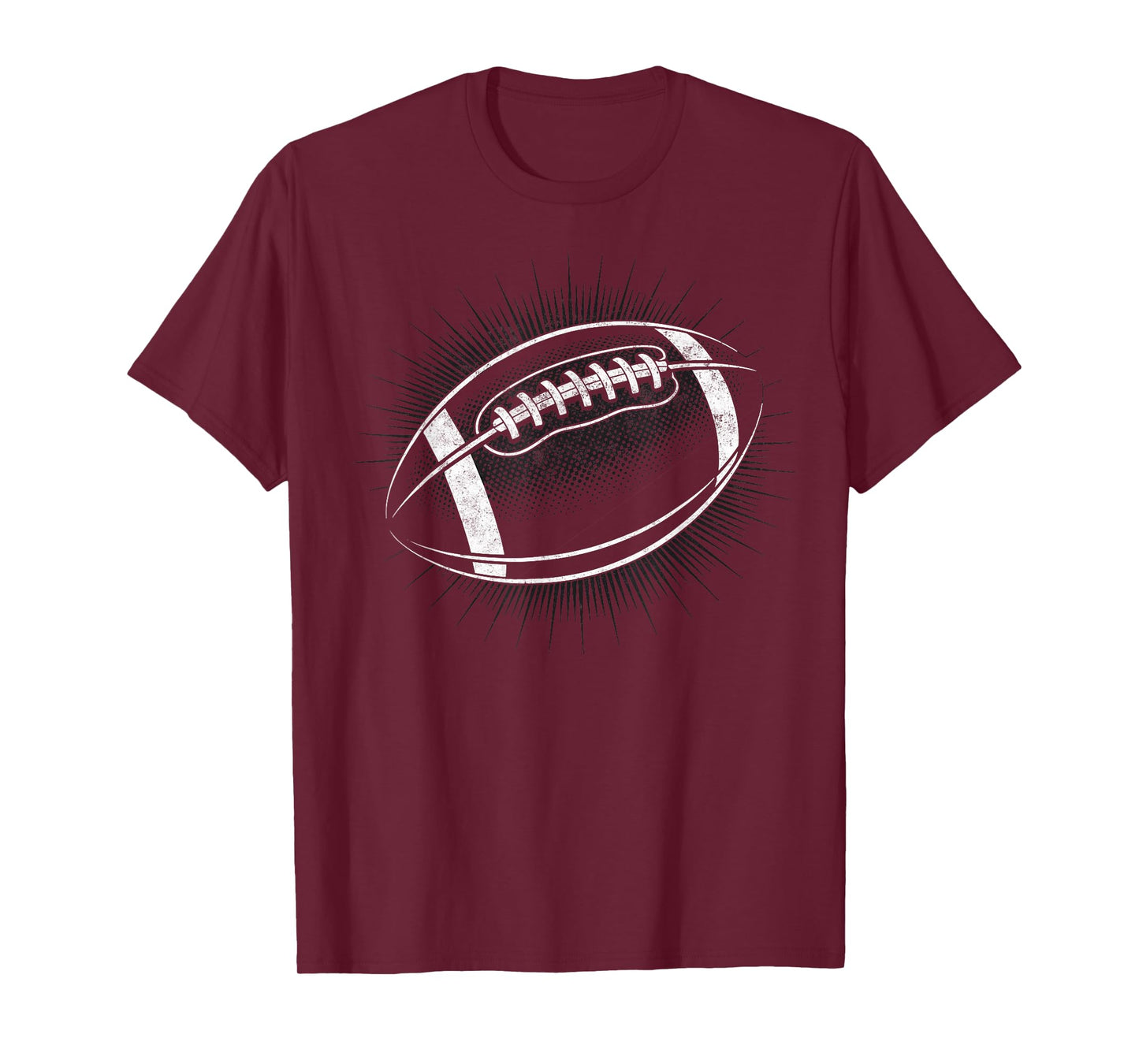 Vintage Football Ball Players Touchdown Game Day Football T-Shirt