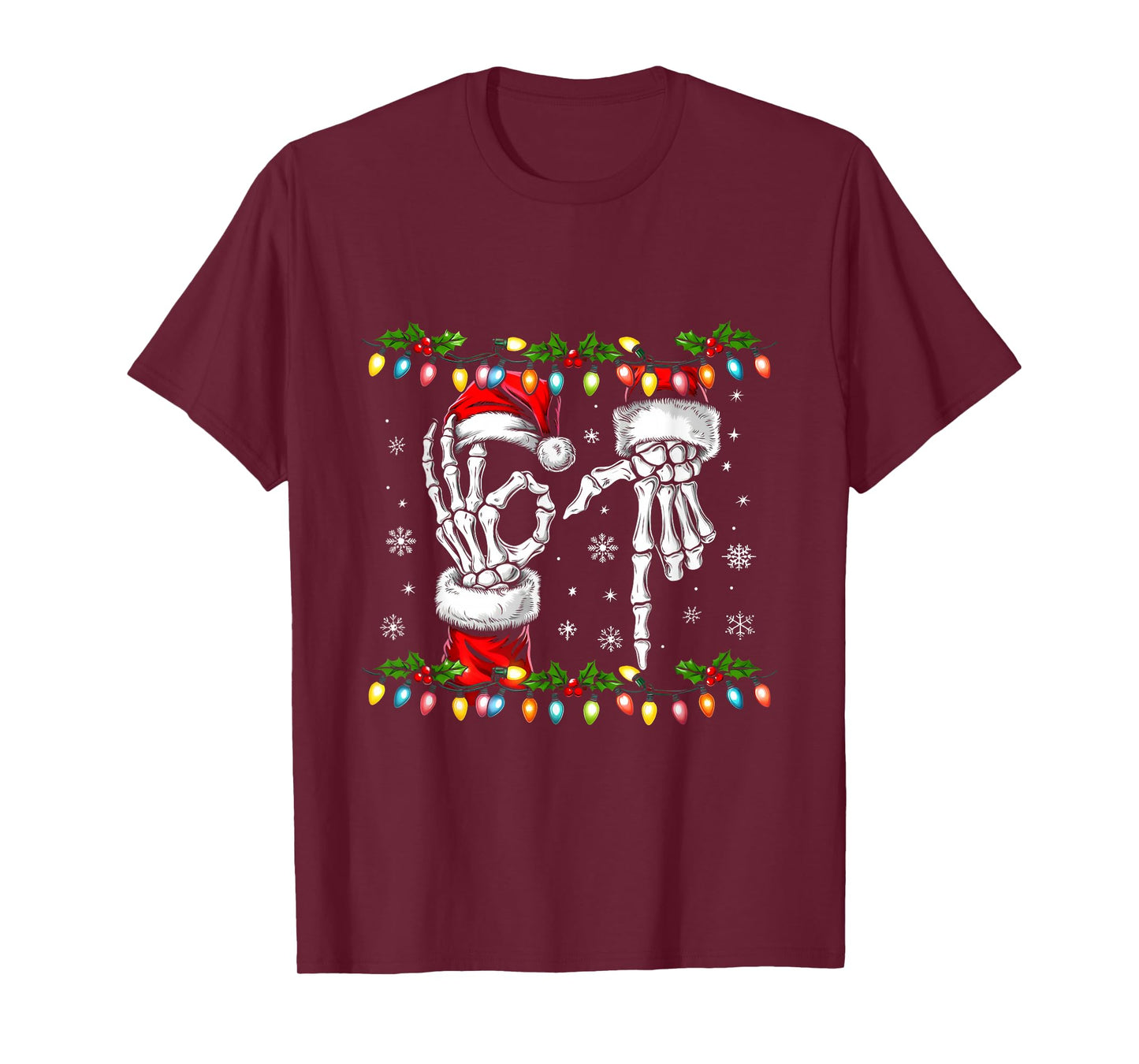 Funny Christmas Six Seven Viral Meme Trendy 6 7 Couples T-Shirt