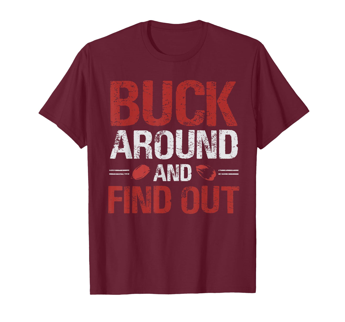 Buck Around and Find Out Funny Ohio Map Vintage Adults Kids T-Shirt
