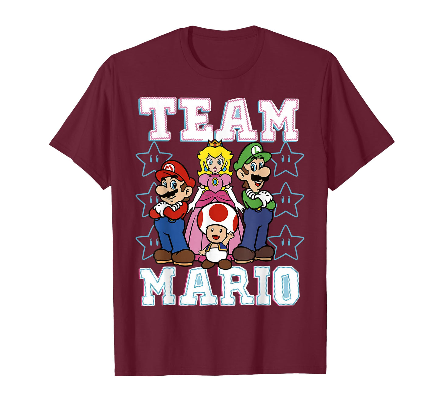 Super Mario Team Mario Group Shot T-Shirt