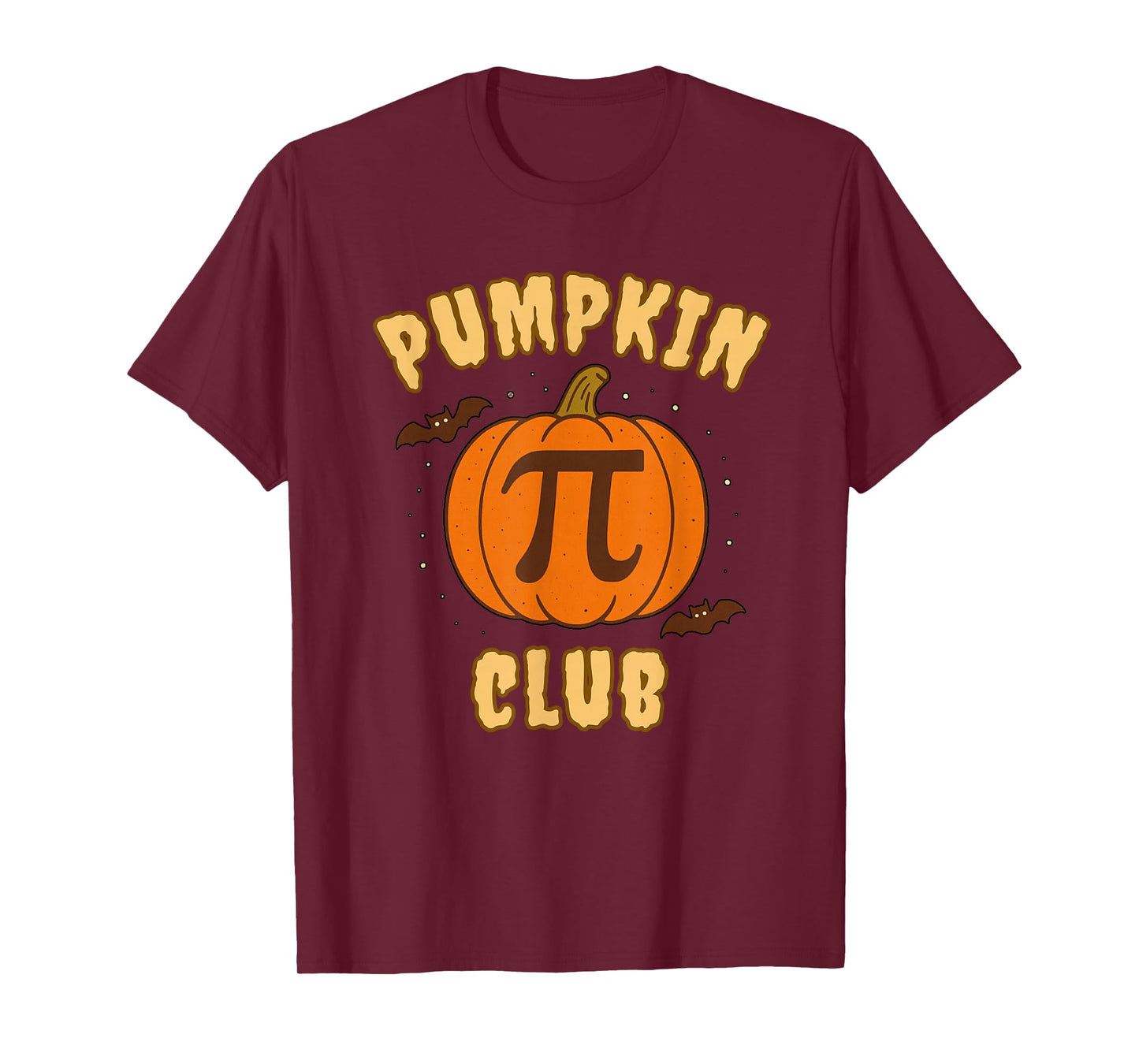 Pumpkin Pi Club Kids Halloween Math Costume Outfit T-Shirt