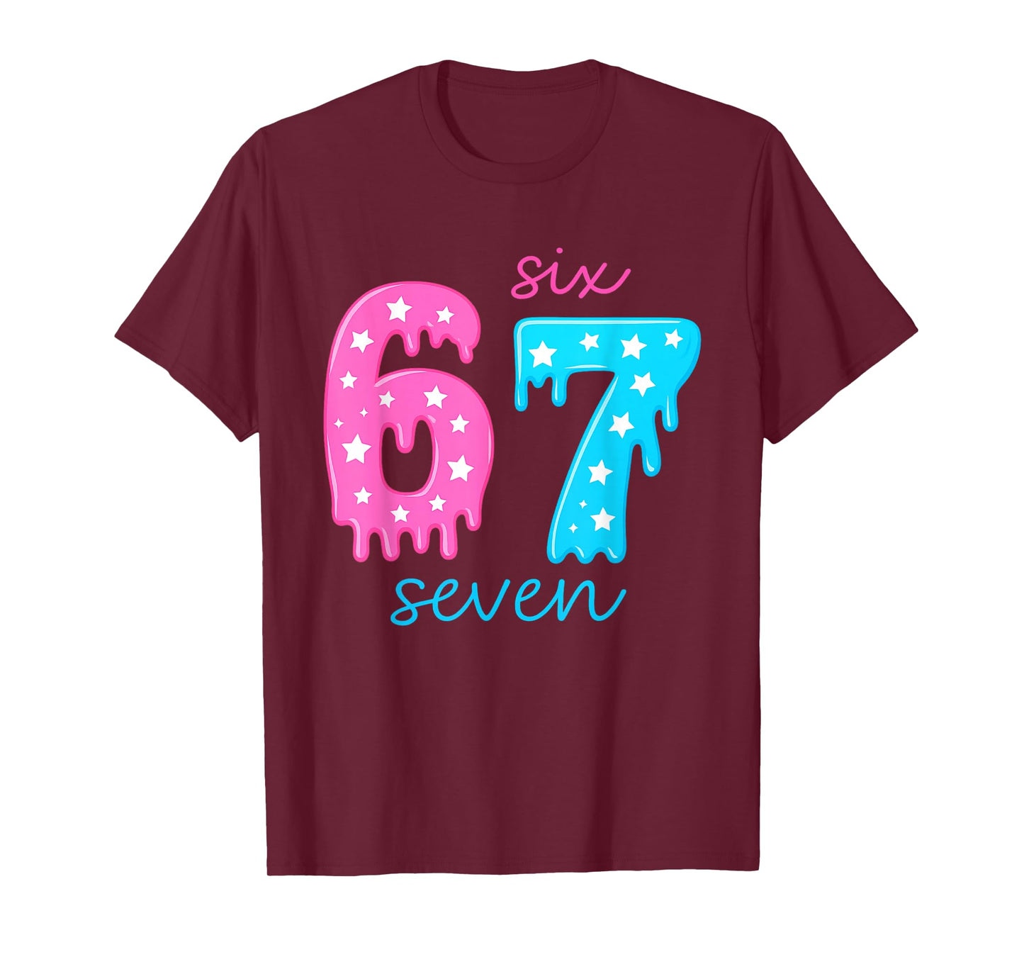 67 Ice Cream Drip Meme 6 7 Hallowee Costume Couple T-Shirt