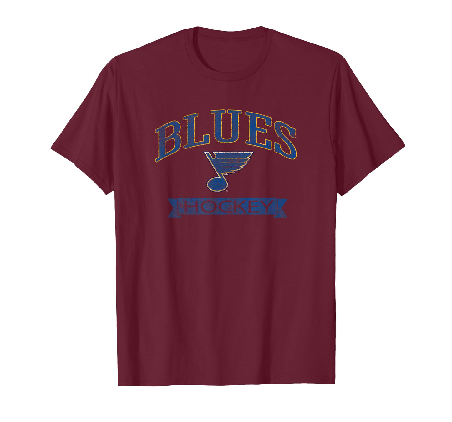St. Louis Blues Vintage Hockey Black Officially Licensed T-Shirt