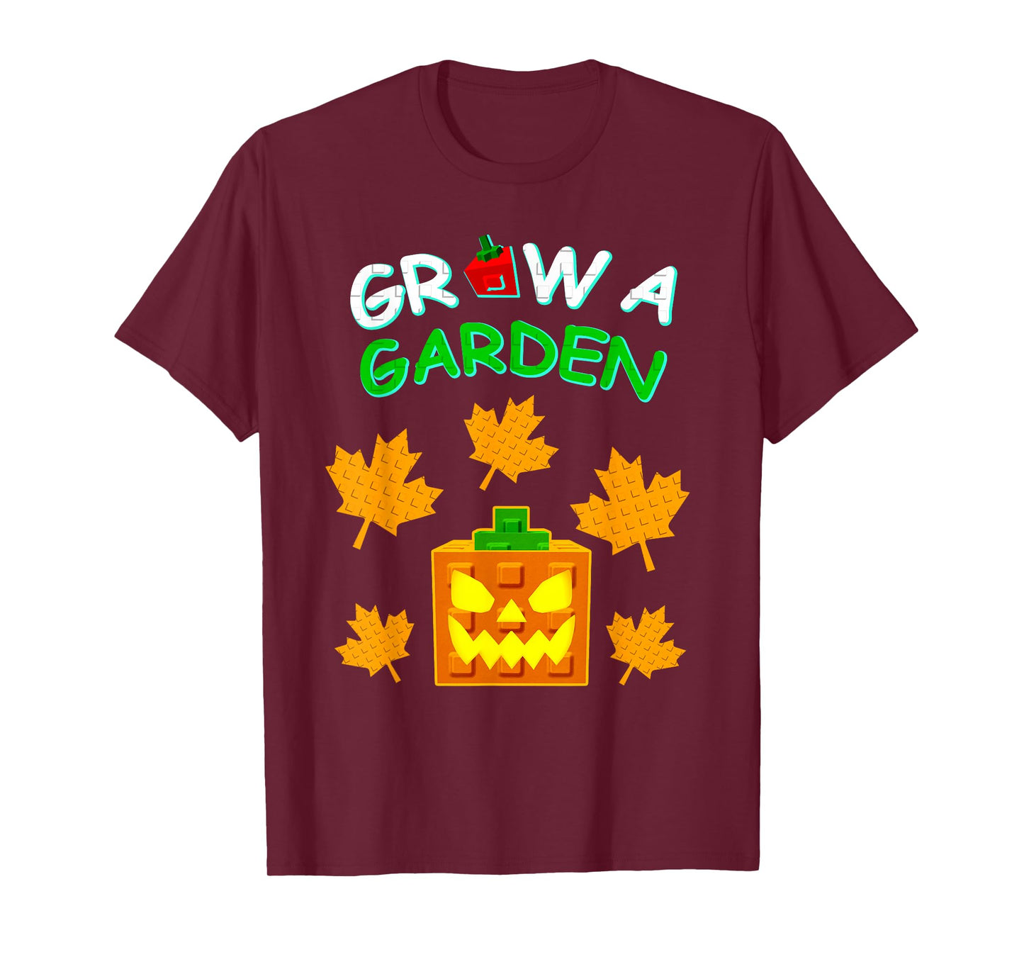 Grow A Garden Halloween Pumpkin Gamer Fan T-Shirt