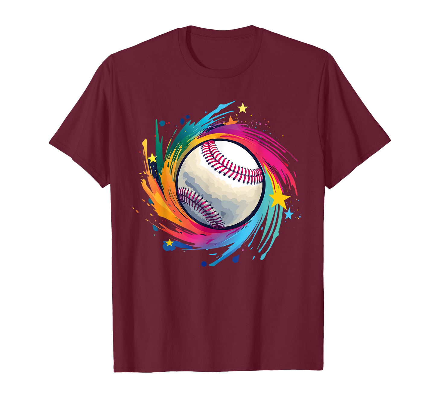 Baseball Player and Fan Graphic T-Shirt