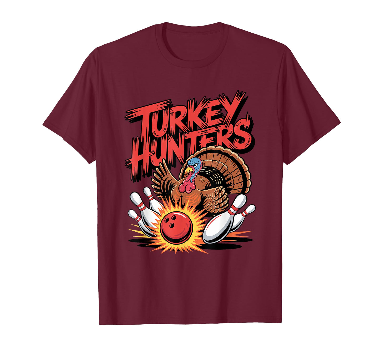 Turkey Hunters Mens Bowling T-Shirt