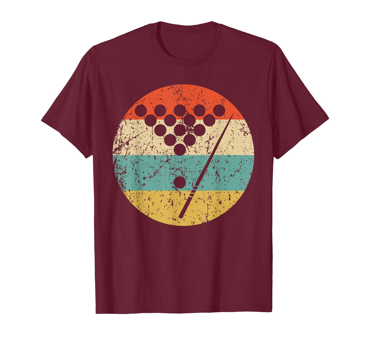 Billiards Shirt - Vintage Retro Pool T-Shirt T-Shirt