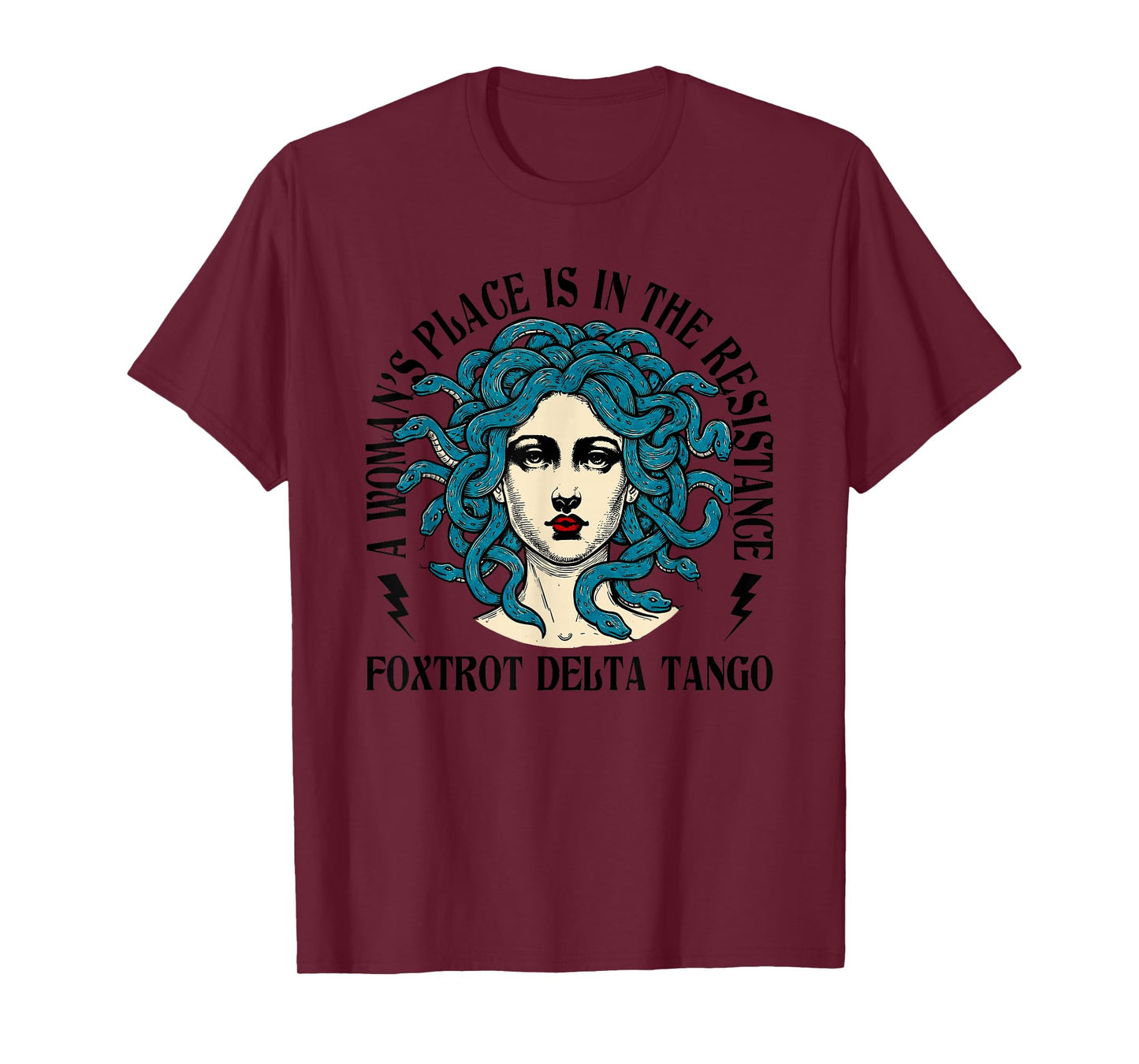 A Woman's Place Is In The Resistance Resist Protest Feminist T-Shirt