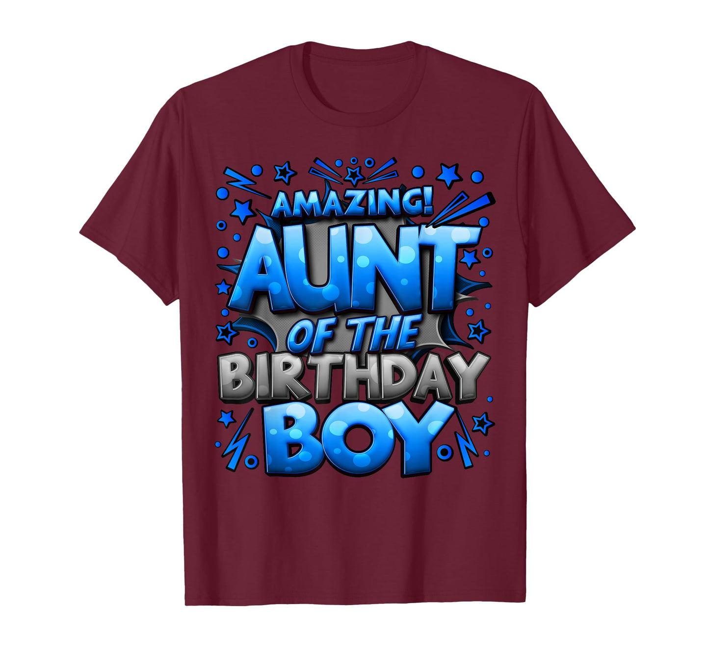 Aunt of the Birthday Boy Matching Family Of Boy Party T-Shirt