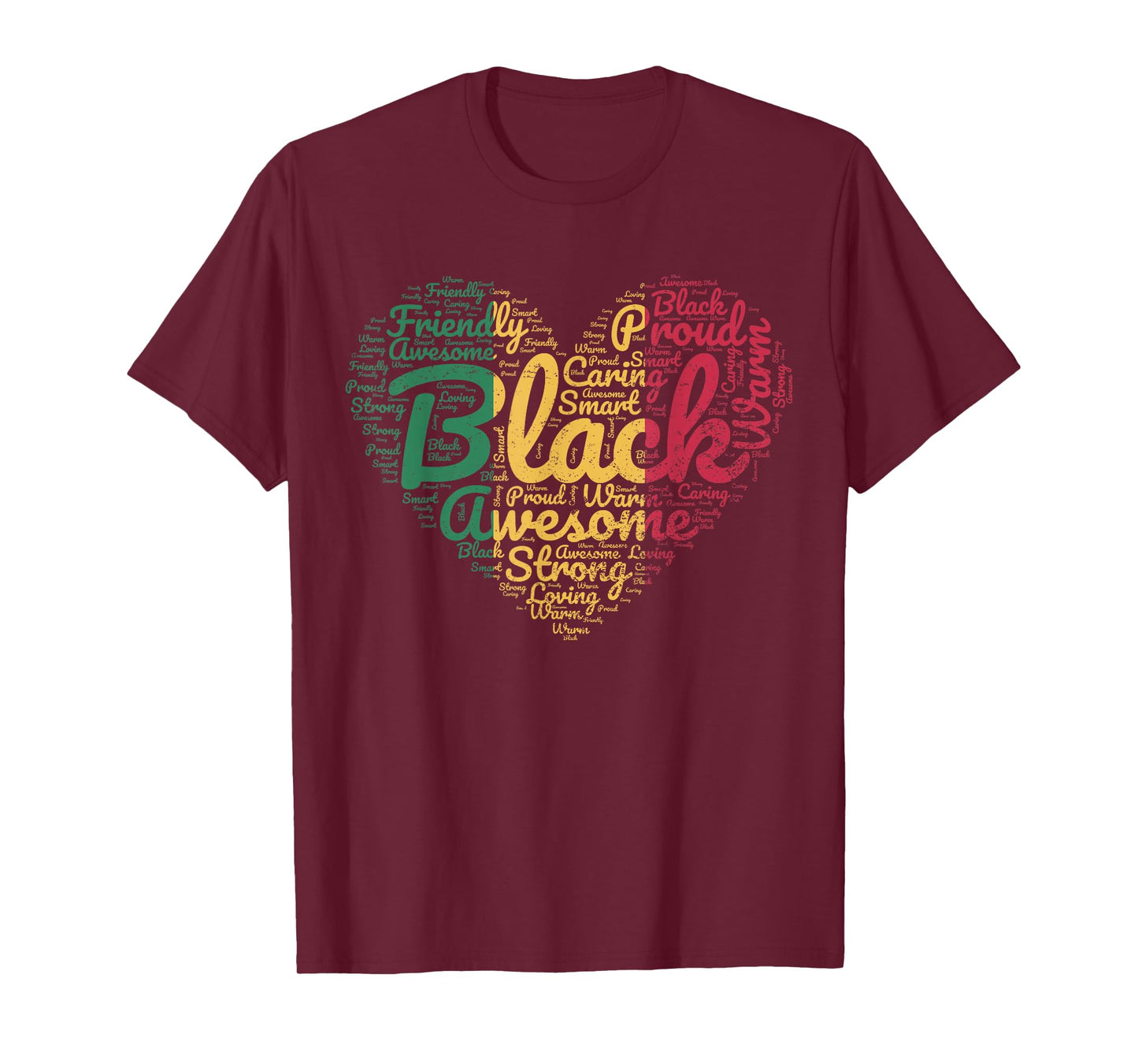Valentines Day Juneteenth Black History Month Proud Heart T-Shirt