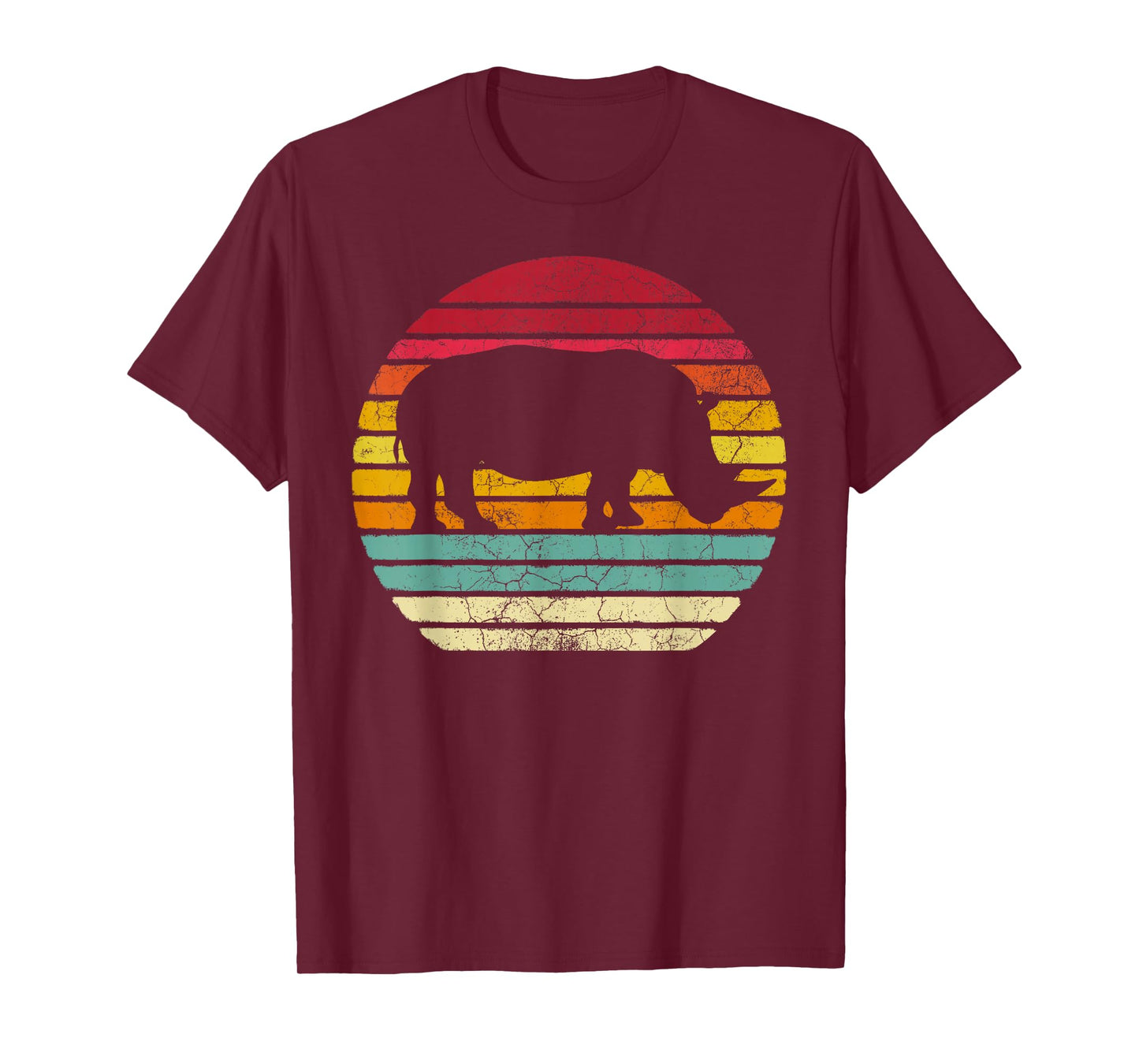 Rhinoceros Rhino Retro Style Vintage Men Women Classic Gift T-Shirt