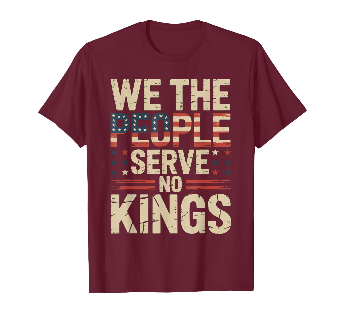 No Kings In America, Democracy, We The People T-Shirt