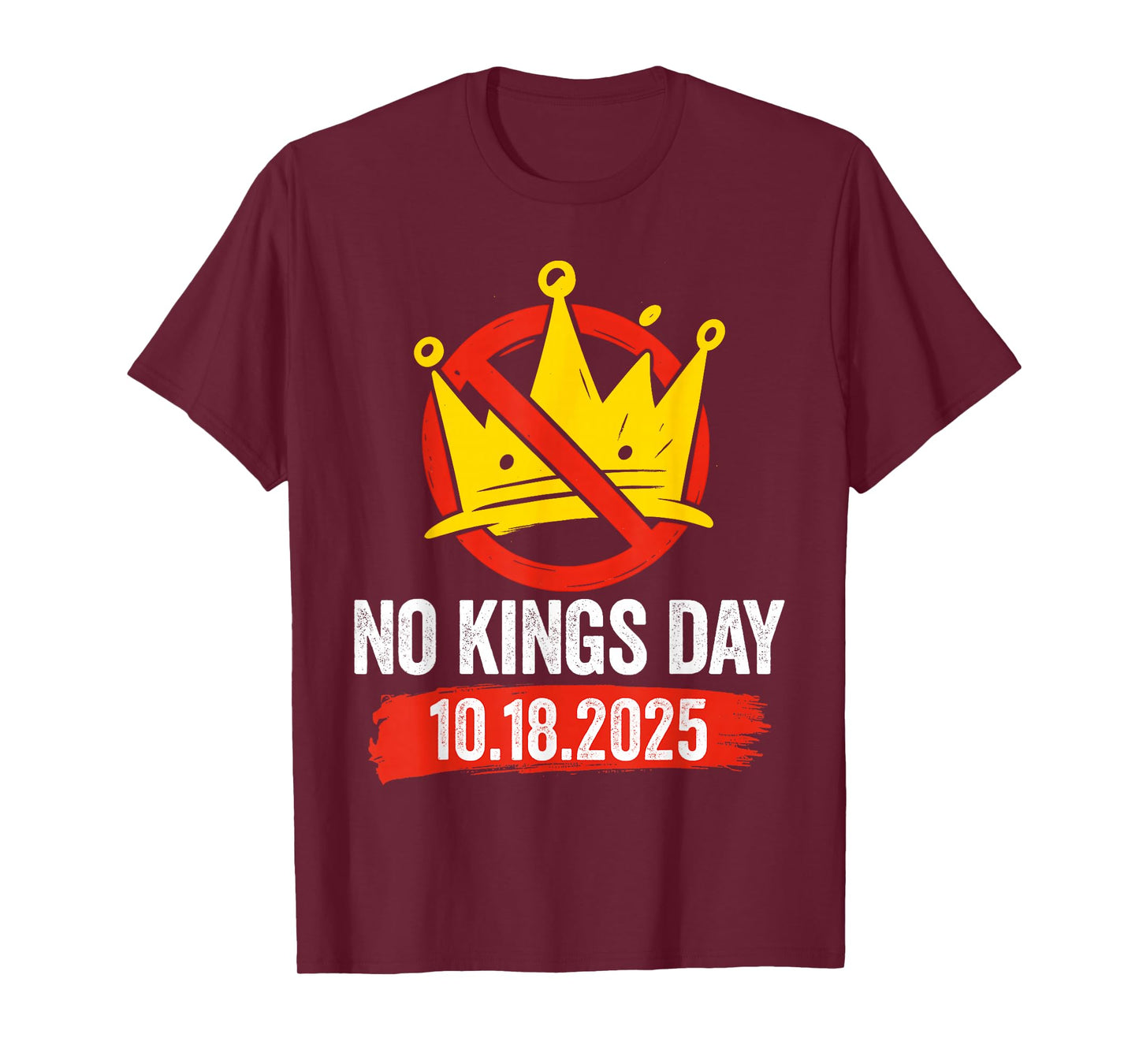 No Kings Day Patriotic No Kings 2025 T-Shirt