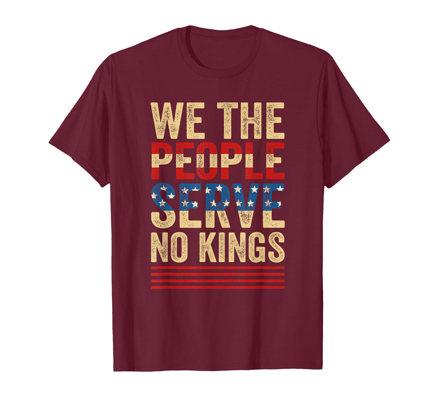 No King Patriotic Freedom America Flag Men Women Gifts T-Shirt