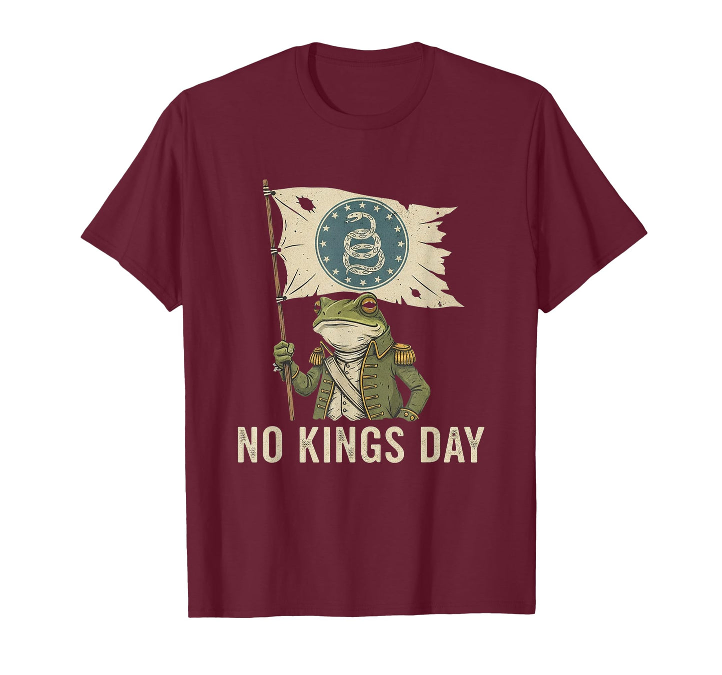 No Kings Day Portland Shirt Frog Protest T-Shirt