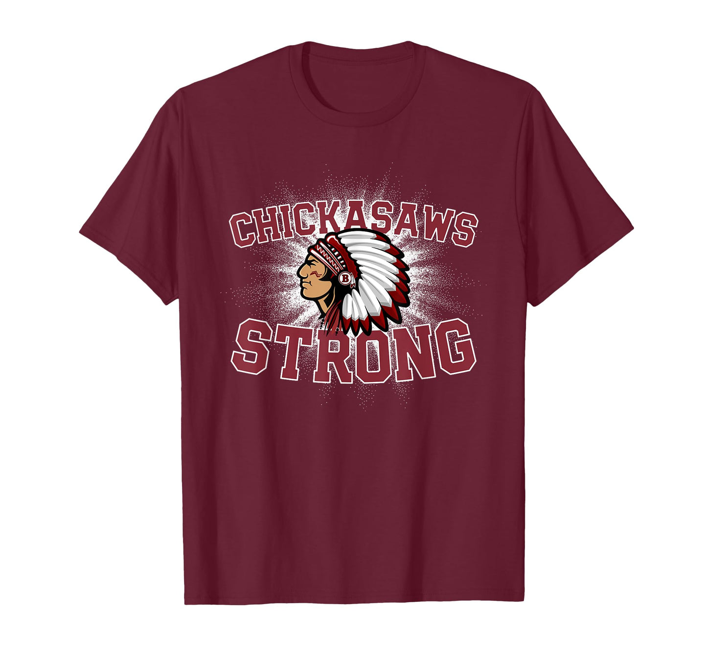 Blytheville Chickasaws Logo Strong Flag HS T-Shirt