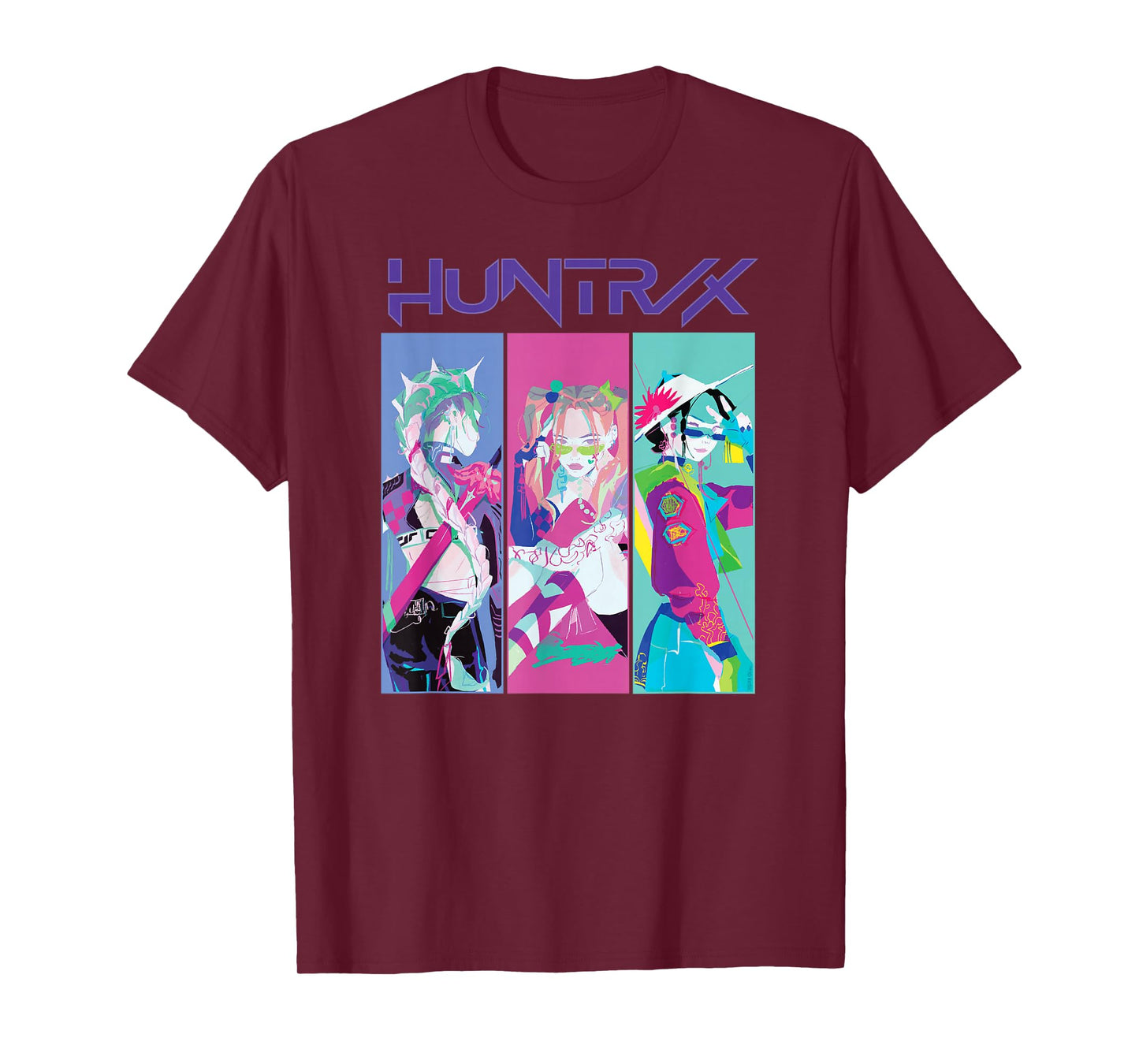 Kpop Demon Hunters HUNTR/X Girls Officially Licensed T-Shirt