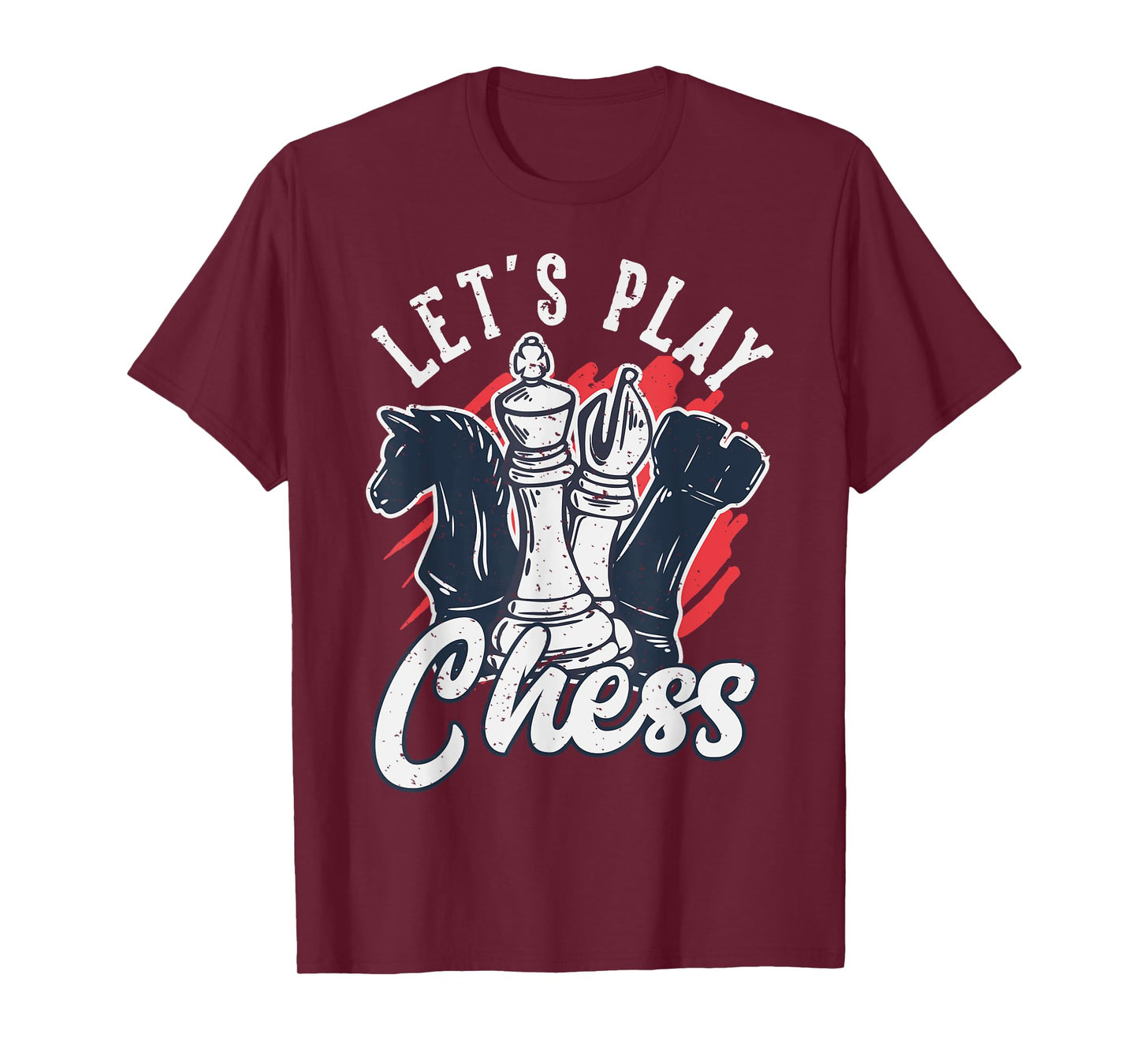 Lets Play Chess | Chess Player Chess Board T-Shirt