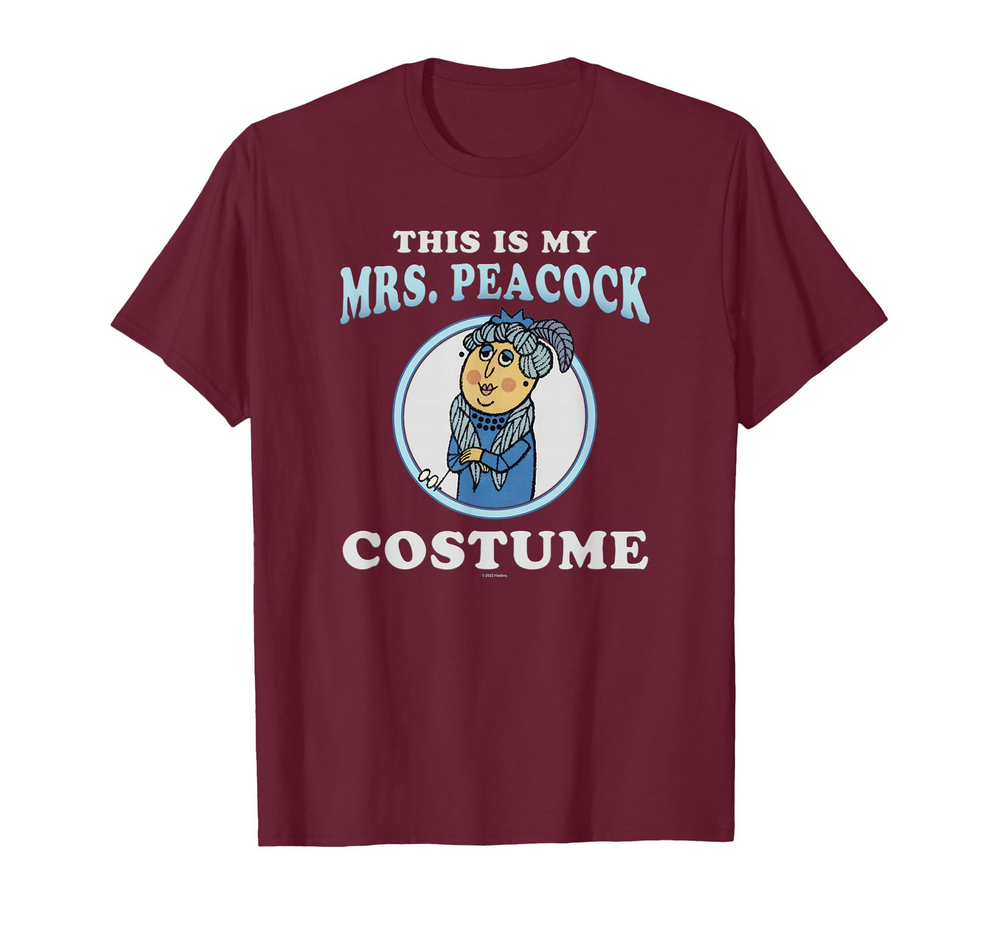 Clue This Is My Mrs. Peacock Costume T-Shirt