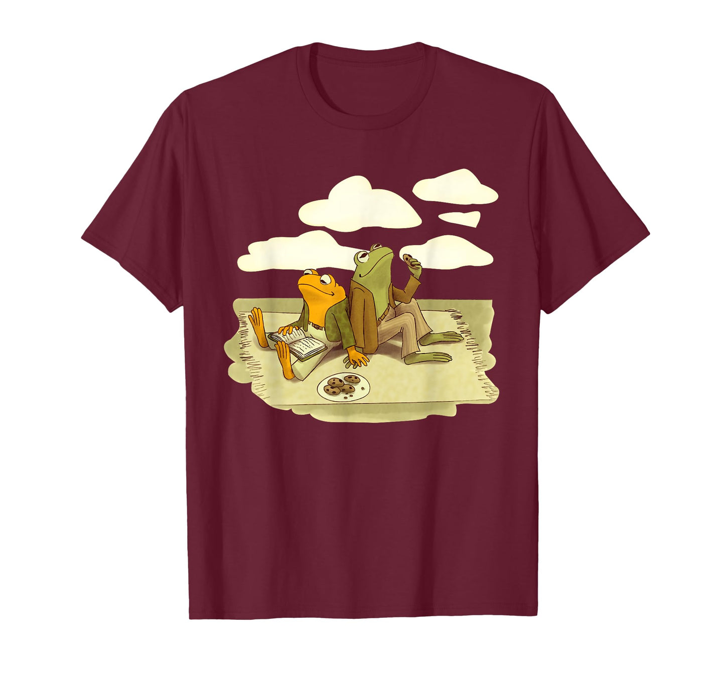 Book Frog Toad Vintage Book Frog Book Frog Reading Book T-Shirt