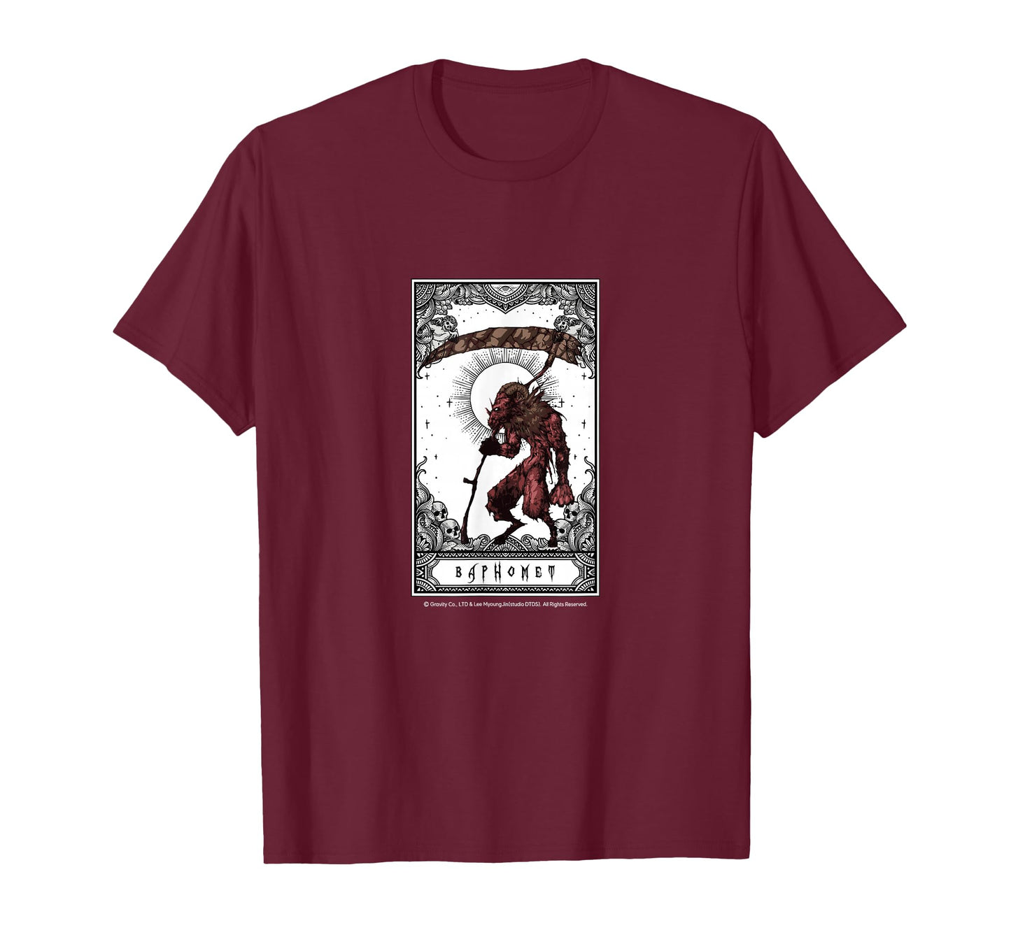 Ragnarok Baphomet – Dark Fantasy Boss Monster Art T-Shirt