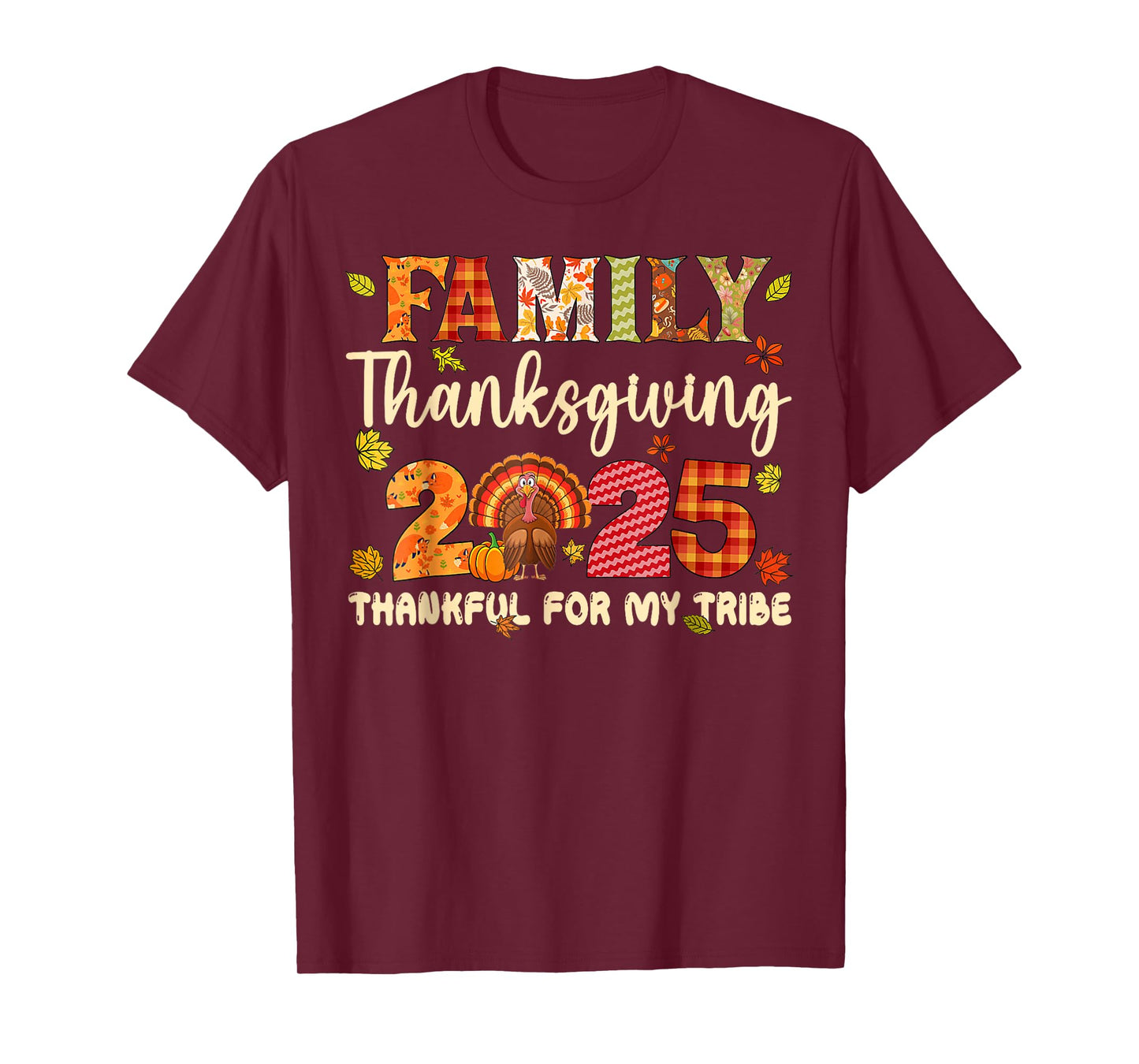 Family Thanksgiving 2025 Crew Thanksgiving Matching Group T-Shirt