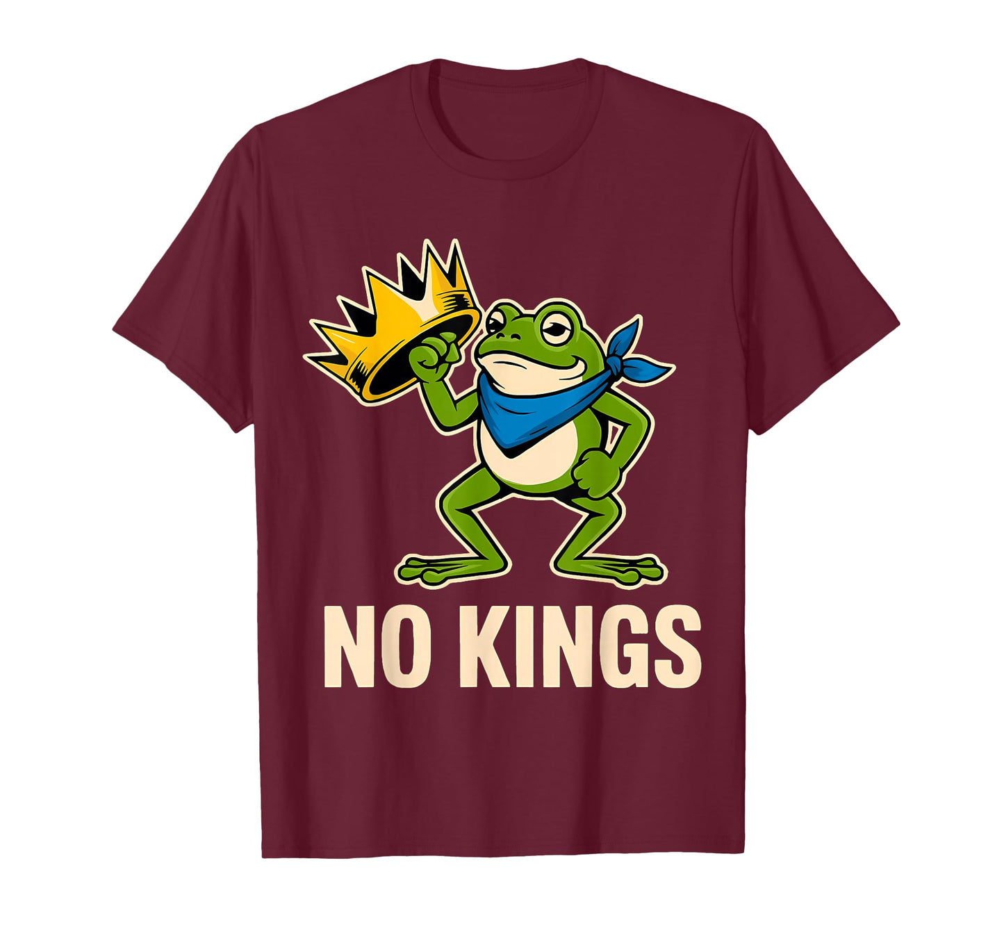 No Kings Shirt Men Women Portland Frog Protest T-Shirt