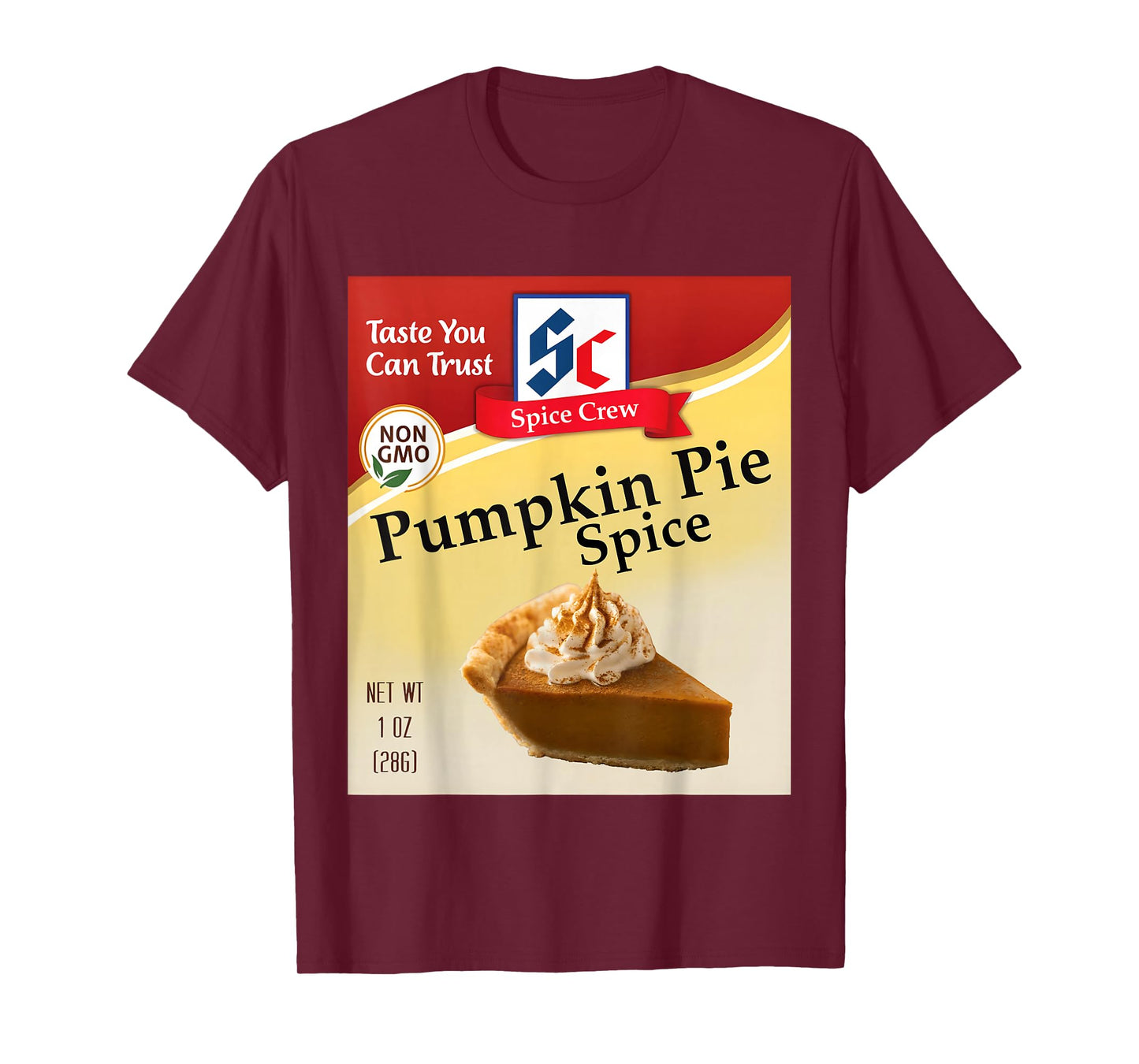 Pumpkin Pie Spice Condiment Spice Costumes Group Matching T-Shirt