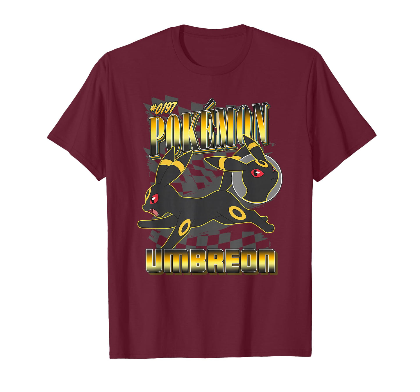 Pokémon 0197 Umbreon Racing Style Poster T-Shirt