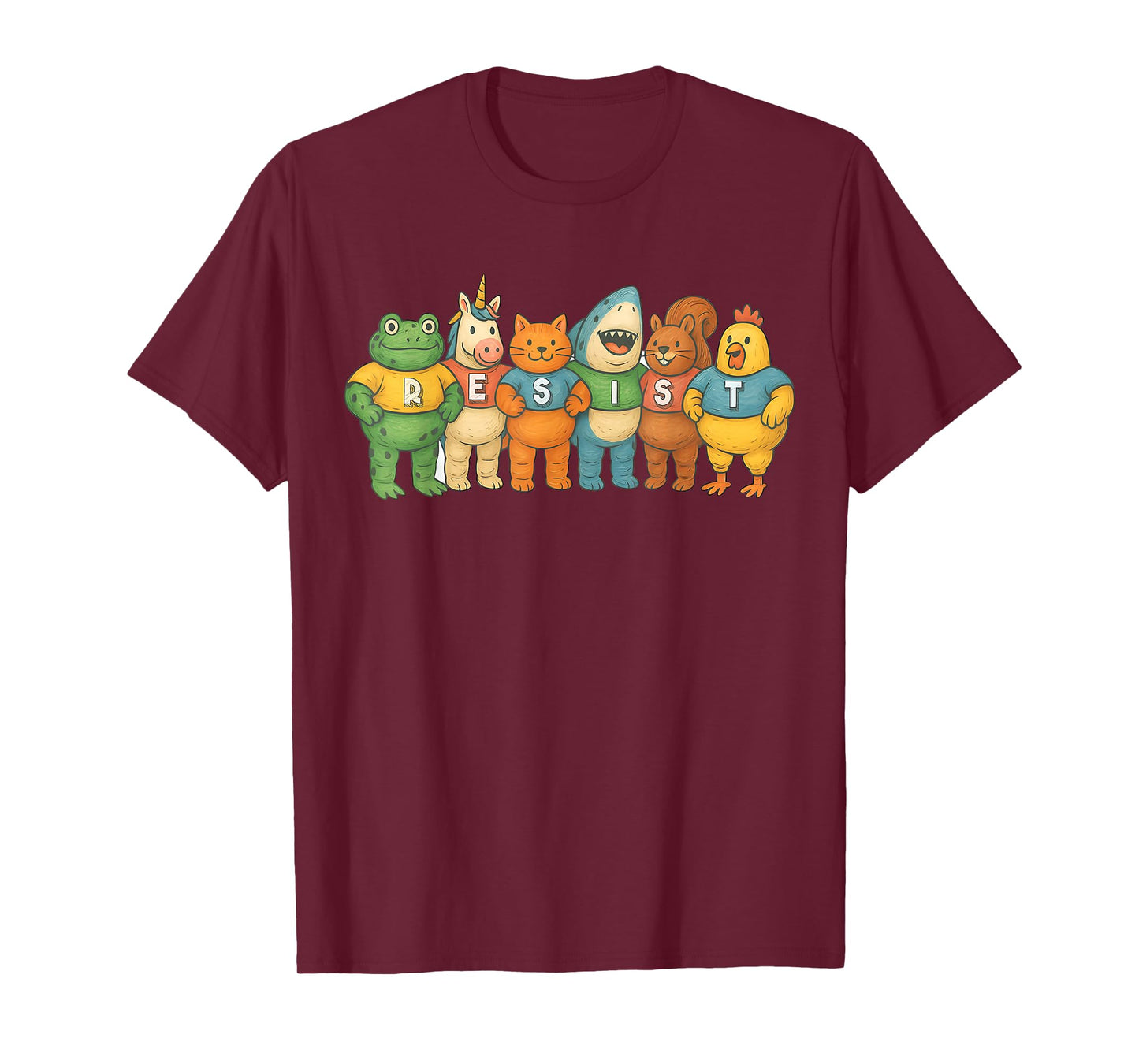 Portland Frog Funny City Art - Portland Frog Protest T-Shirt