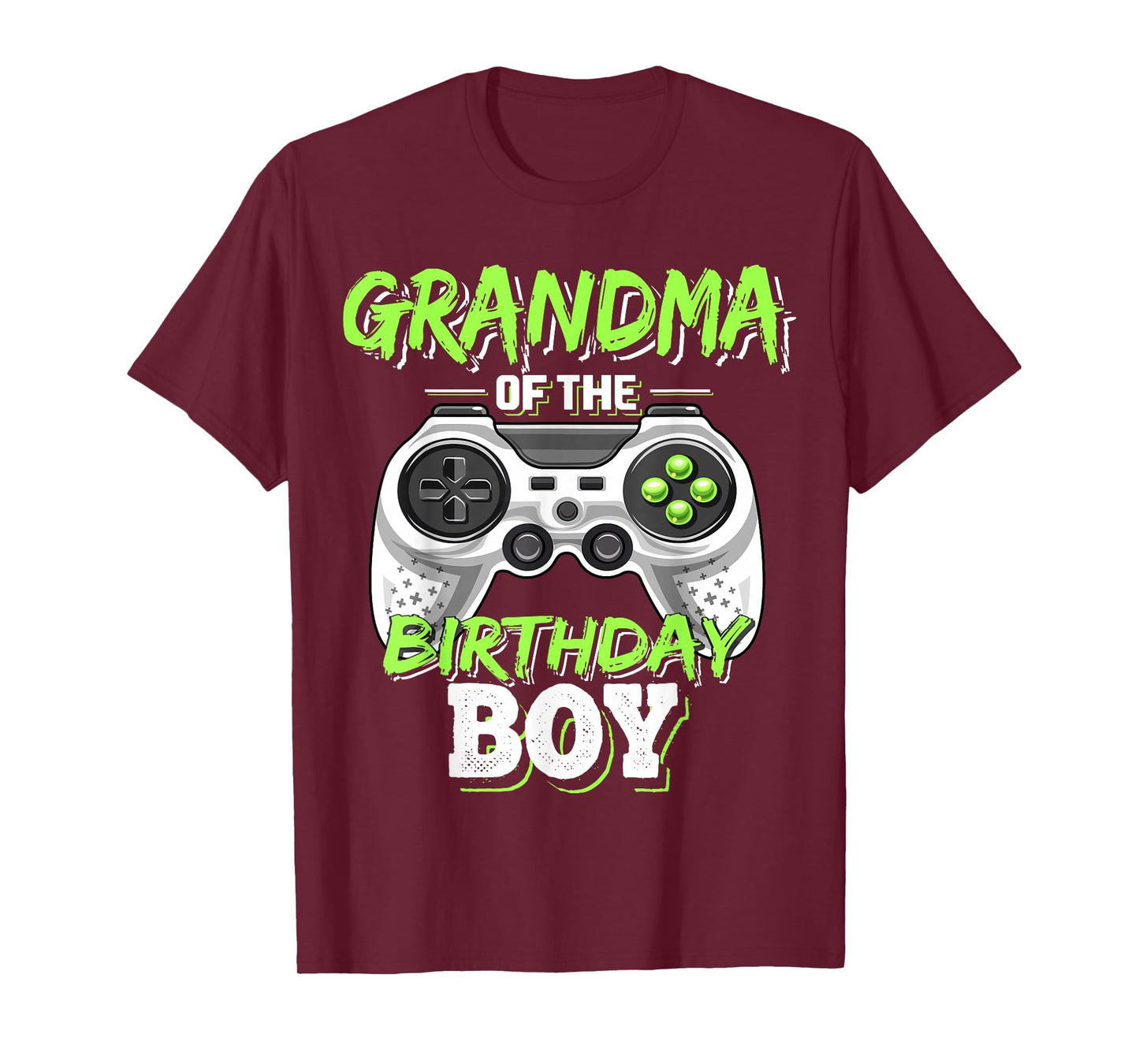 Grandma of the Birthday Boy Matching Video Game Birthday T-Shirt