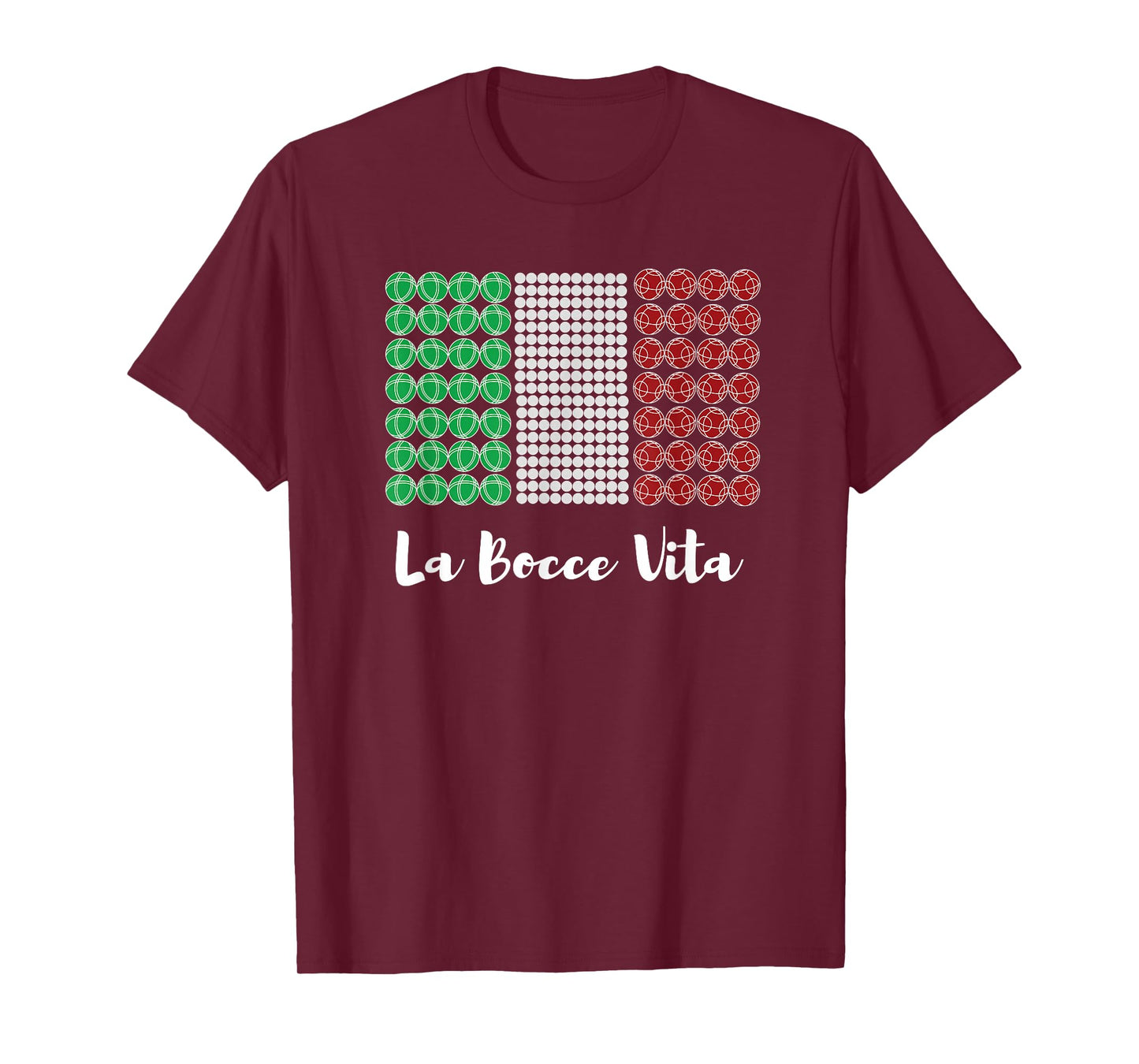 Bocce Ball Game Italy Flag Italian Gifts T-Shirt