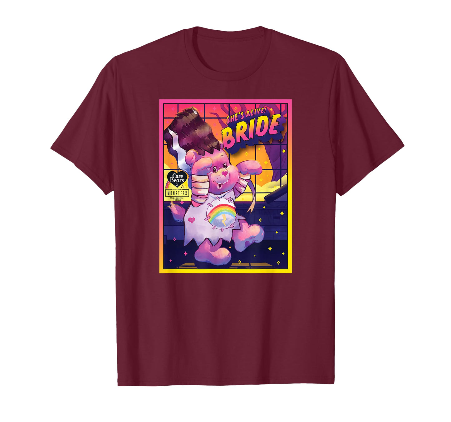Care Bears x Universal Monsters Cheer Bear Bride T-Shirt
